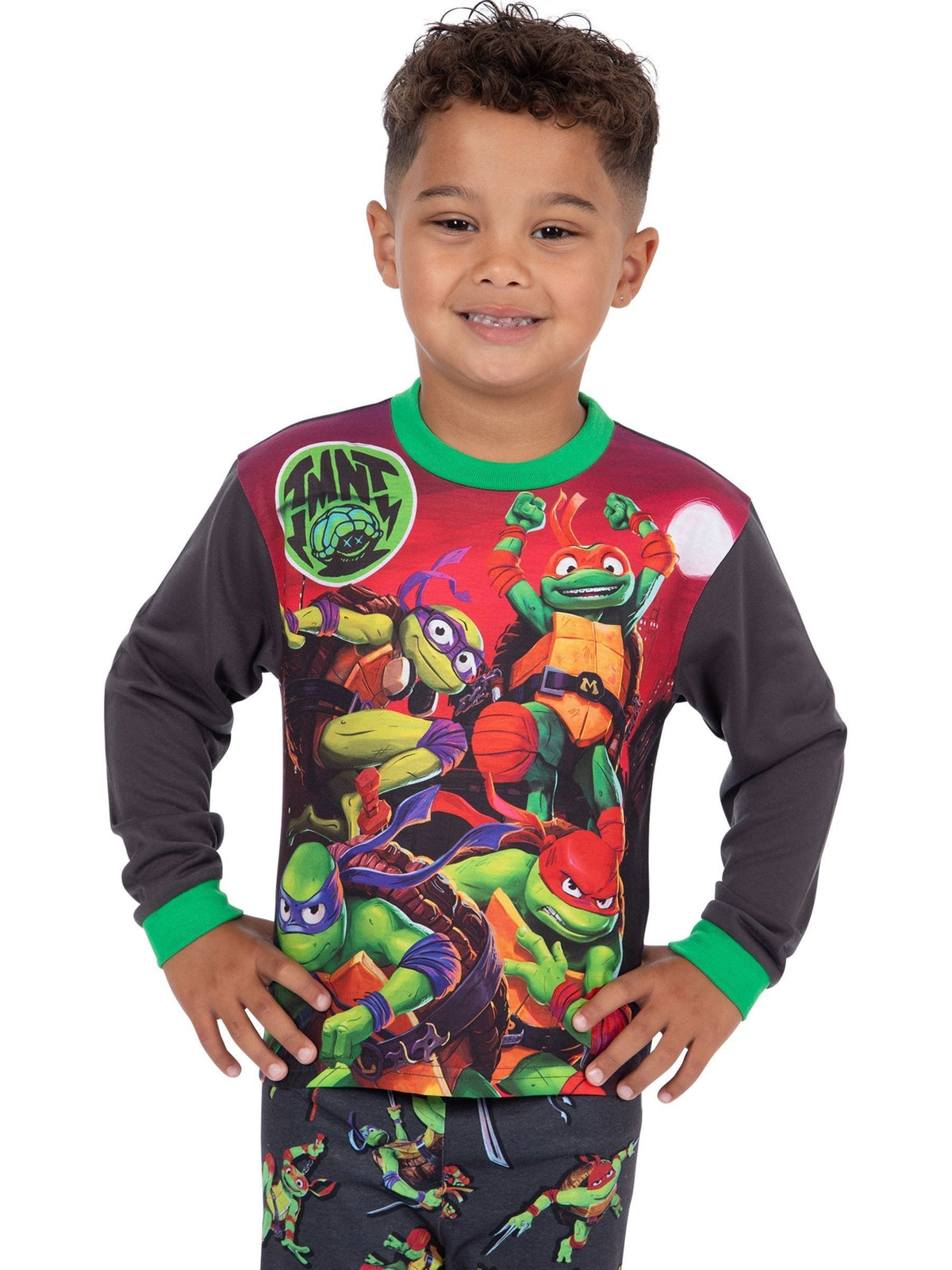 Character Grey Teenage Mutant Ninja Turtles Long Sleeve Pyjamas - image 7