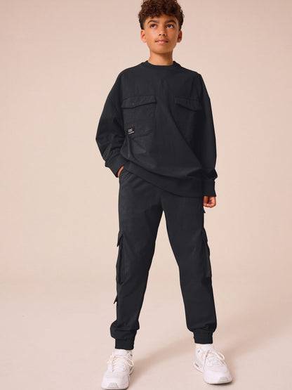Dsiney Kidz - Black Cargo Premium Trousers (3-16yrs) image 2