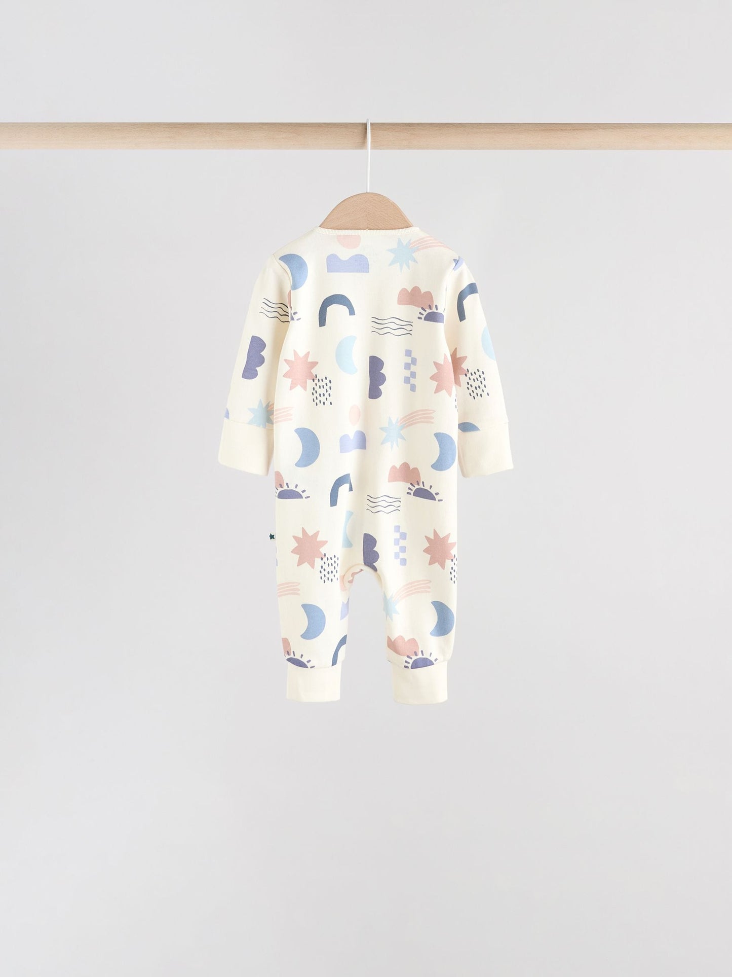 Blue 4 Pack Baby Footless Two Way Zip Sleepsuits 4 Pack (0mths-3yrs) image 7