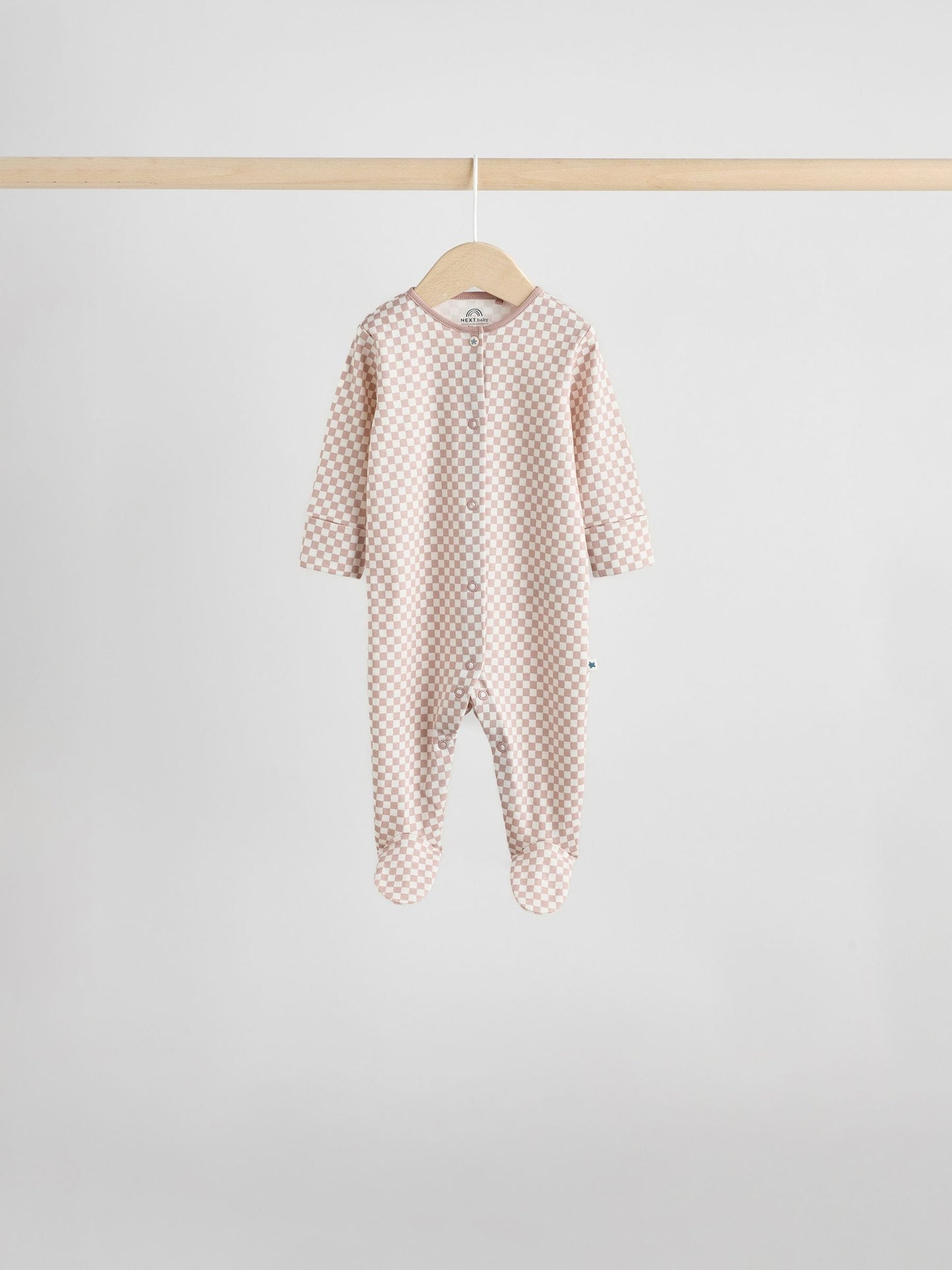 Blue Baby Popper Sleepsuits 7 Pack (0mths-2yrs)