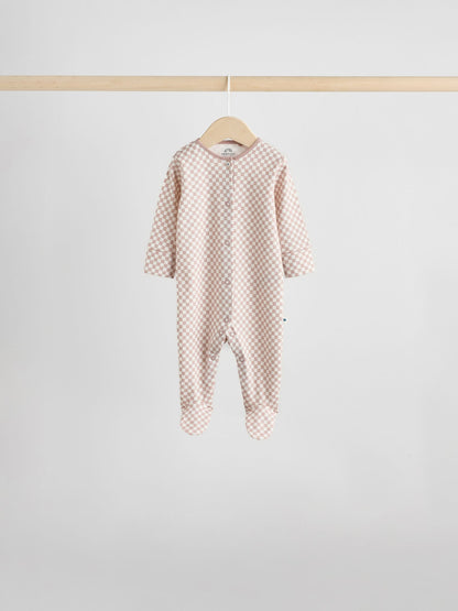 Blue Baby Popper Sleepsuits 7 Pack (0mths-2yrs)