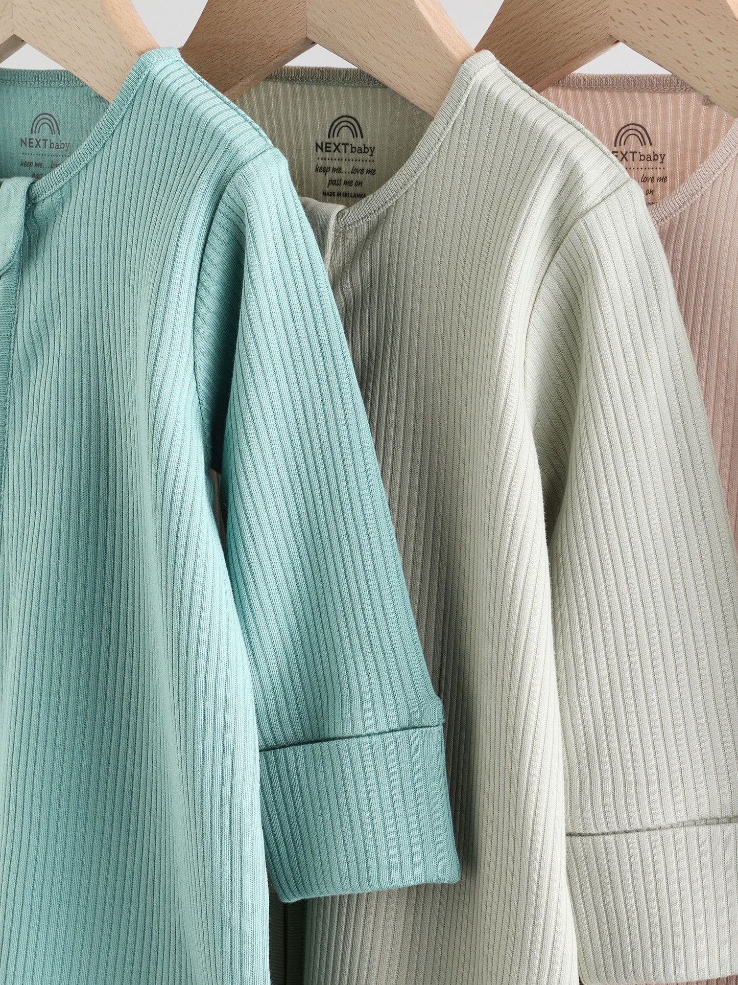 Minerals Baby Sleepsuits 3 Pack (0-2yrs)