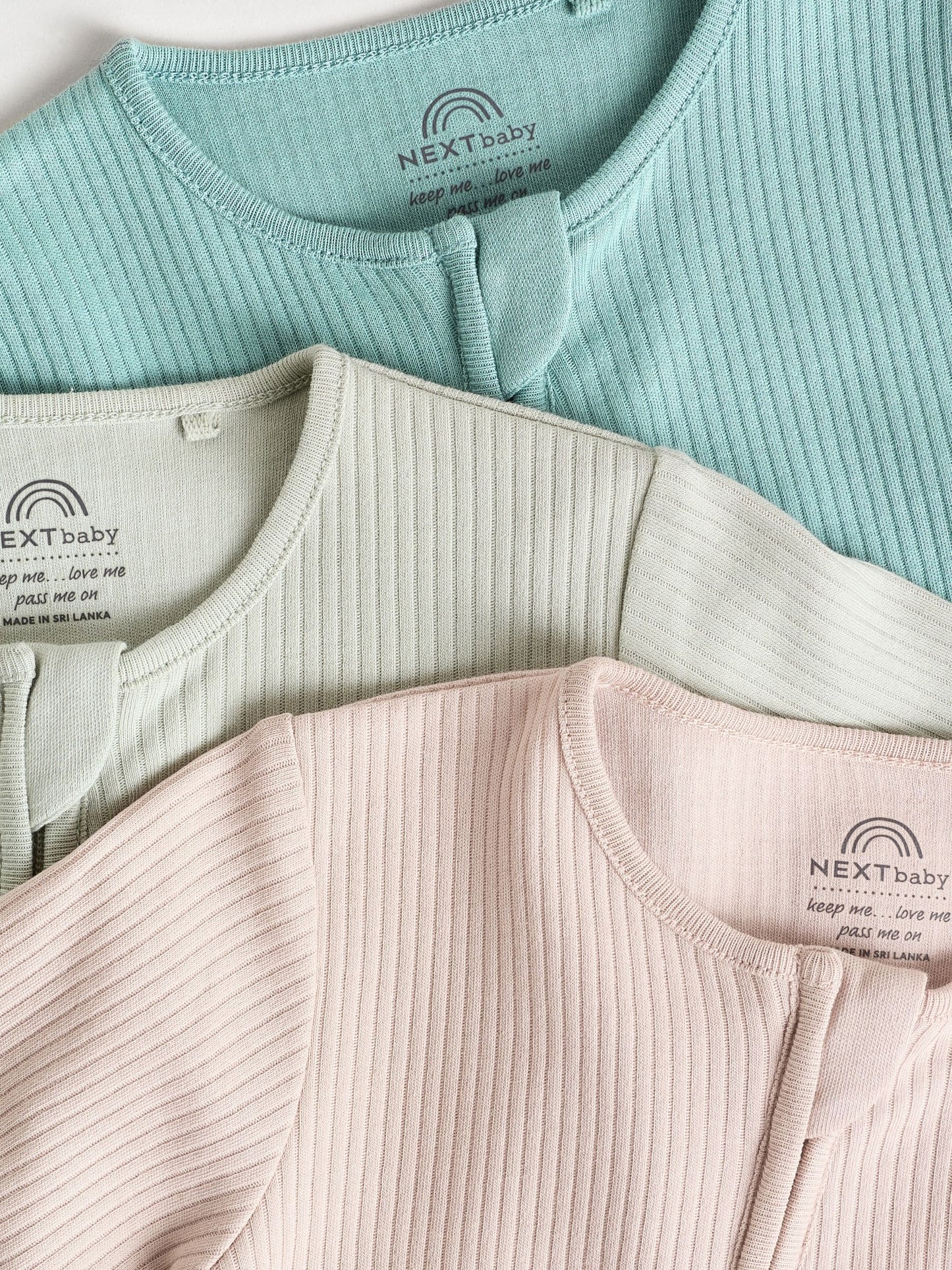 Minerals Baby Sleepsuits 3 Pack (0-2yrs)