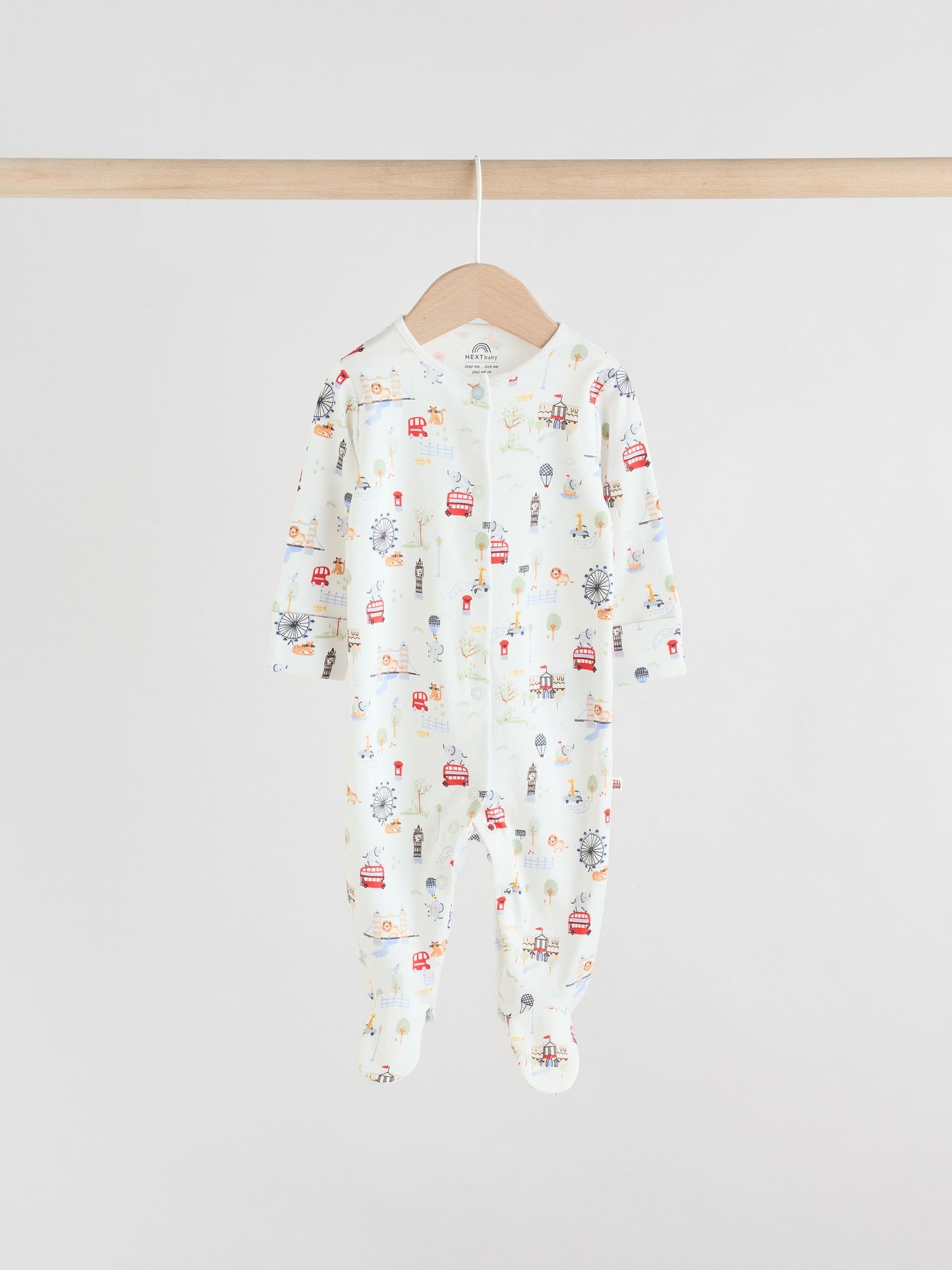 Blue London Baby Sleepsuits 3 Pack (0-2yrs) image 3