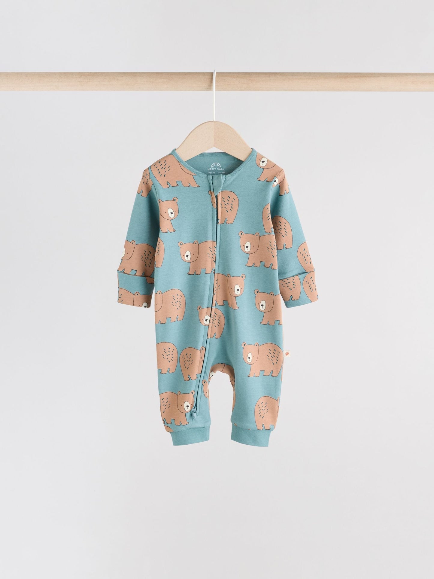 Multi 3 Pack Baby Sleepsuits (0-3yrs)