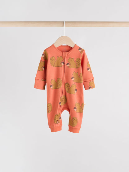 Multi 3 Pack Baby Sleepsuits (0-3yrs)