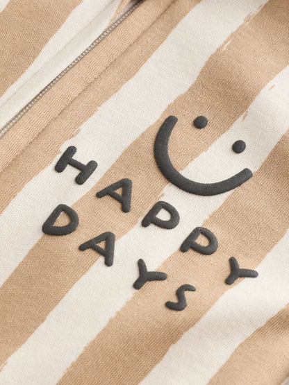 Olive Green 3 Pack Baby Sleepsuits (0-3yrs)