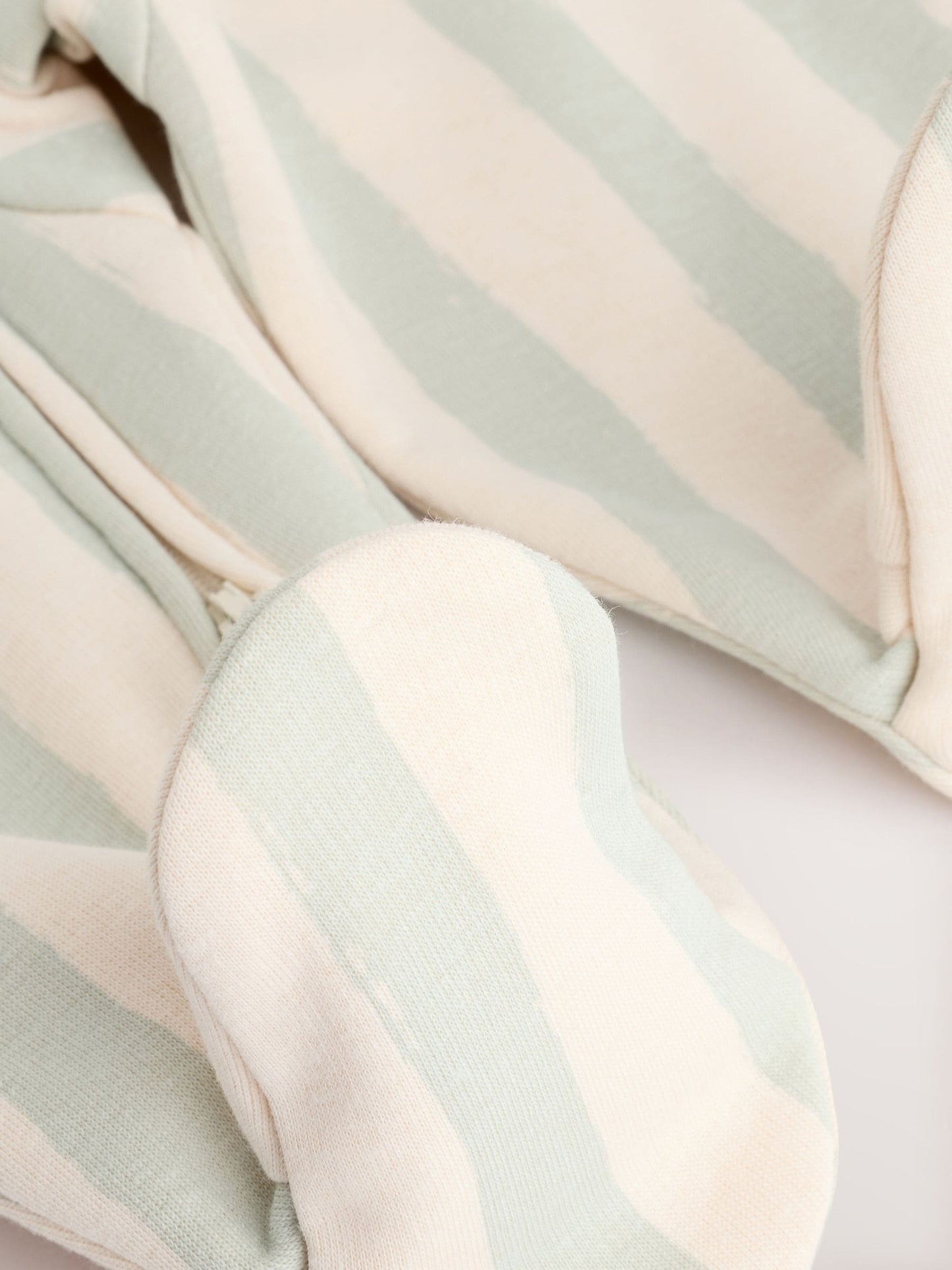 Sage Green Milk Club Baby Fleece Lined Sleepsuit