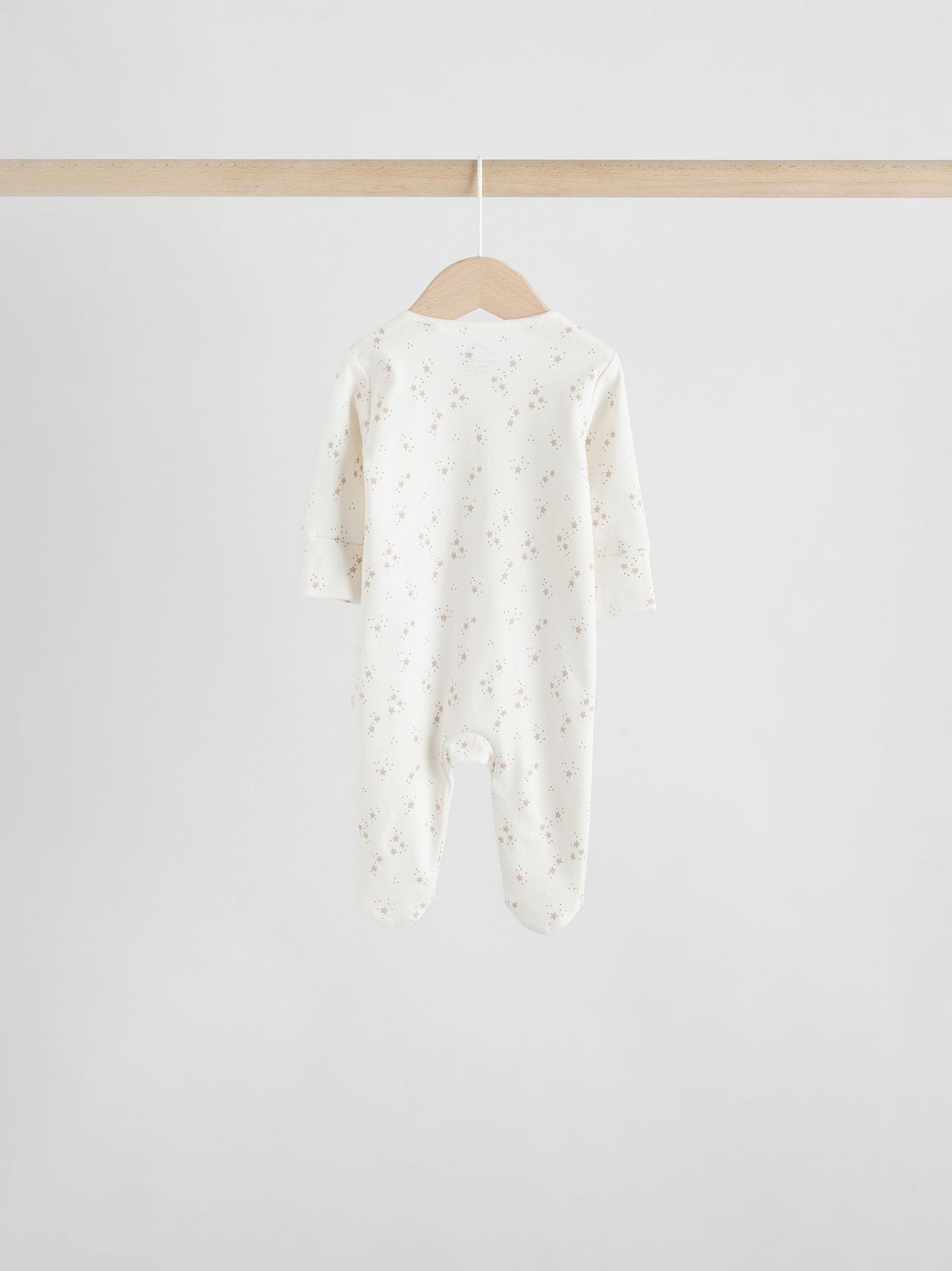 Neutral 7 Pack Two Way Zip Baby Sleepsuits (0-2yrs) image 4