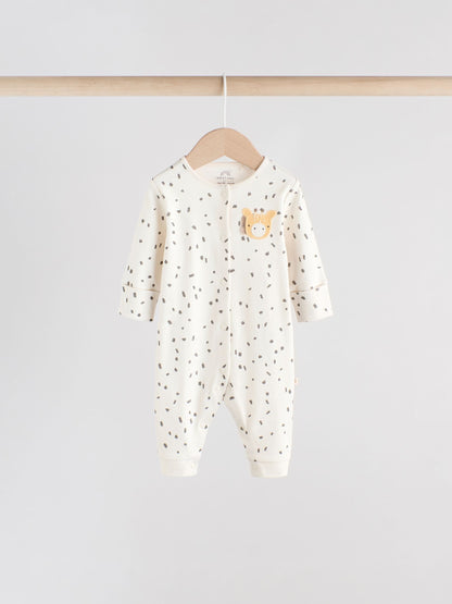 Neutral Baby Footless Character Sleepsuits 3 Pack (0mths-3yrs) image 2