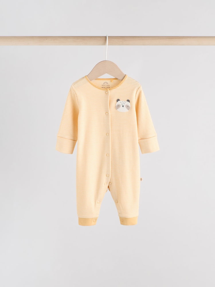 Neutral Baby Footless Character Sleepsuits 3 Pack (0mths-3yrs)