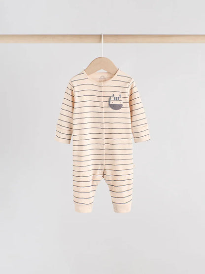 Neutral Baby Footless Character Sleepsuits 3 Pack (0mths-3yrs)