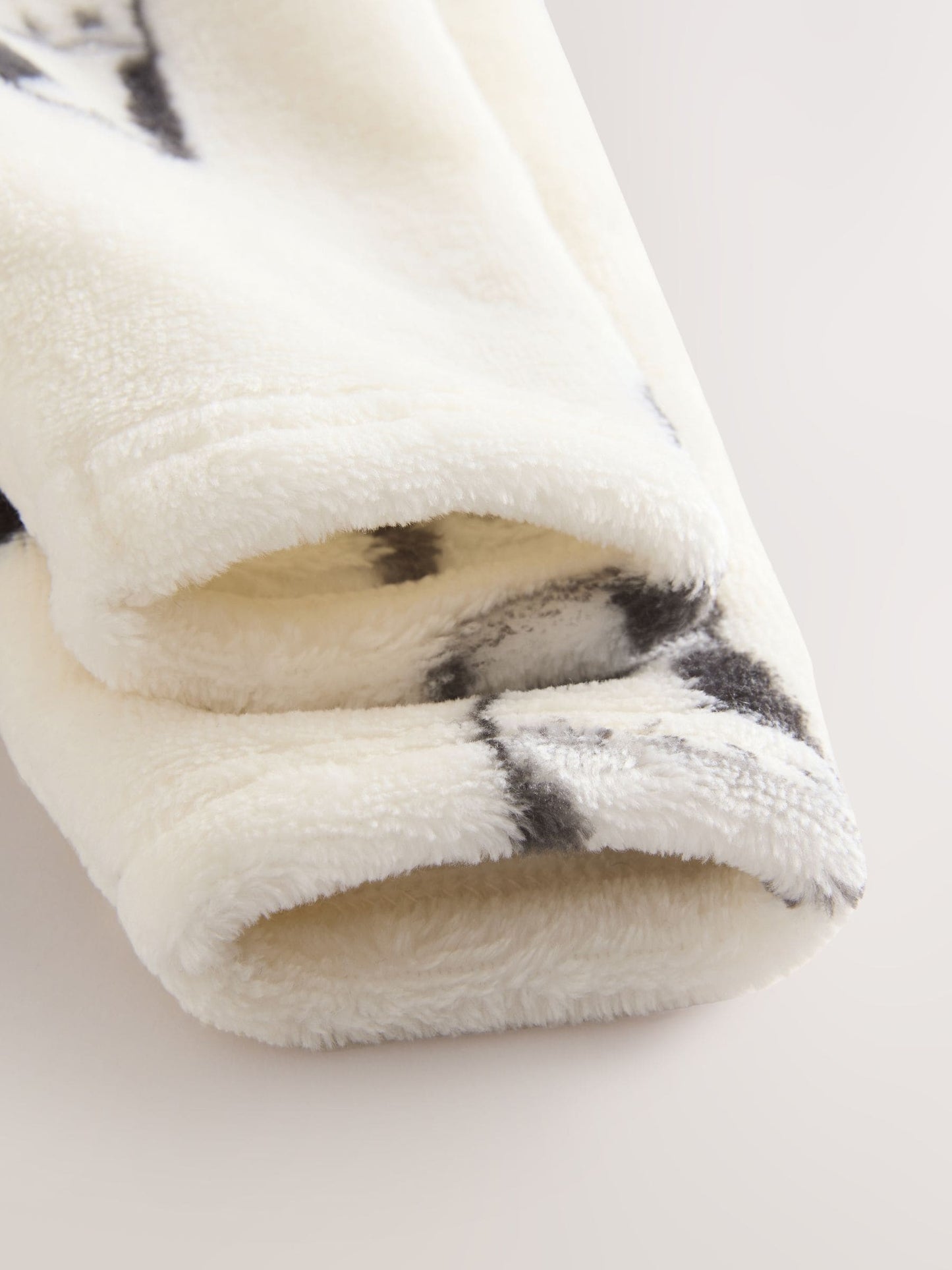 White Fleece Baby Sleepsuit image 8