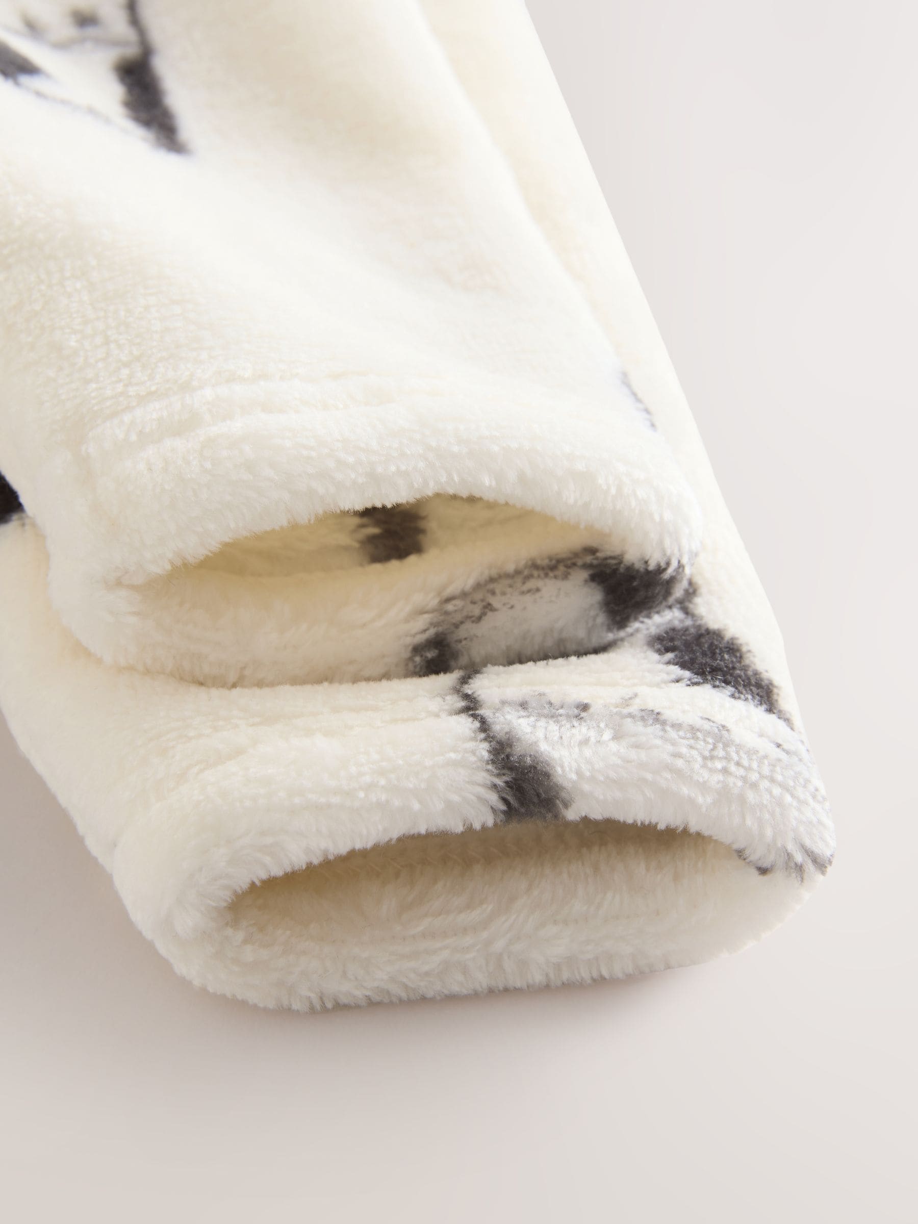 White Fleece Baby Sleepsuit image 8