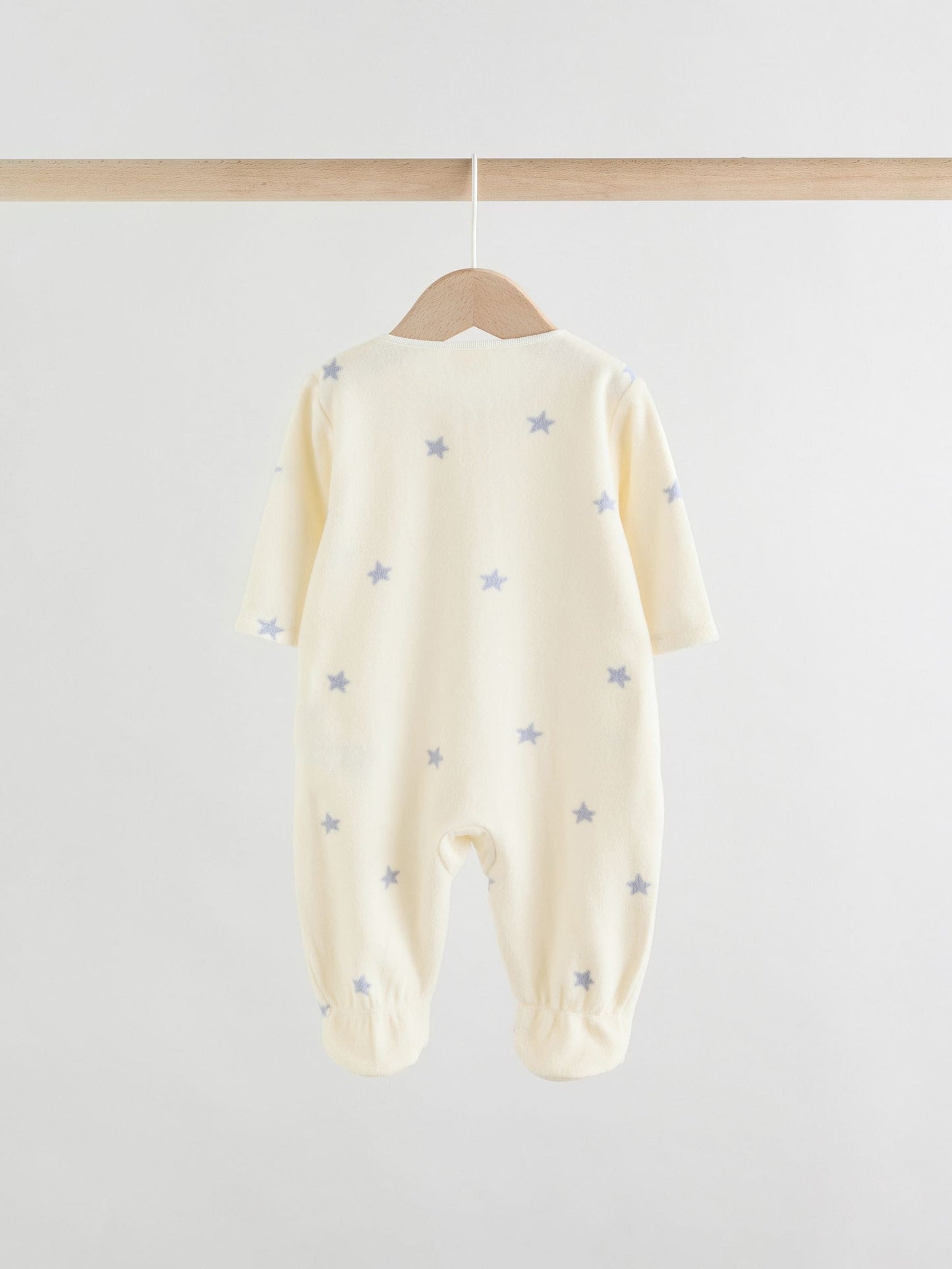 Neutral Baby Micro Fleece Two Way Zip Sleepsuits 2 Pack