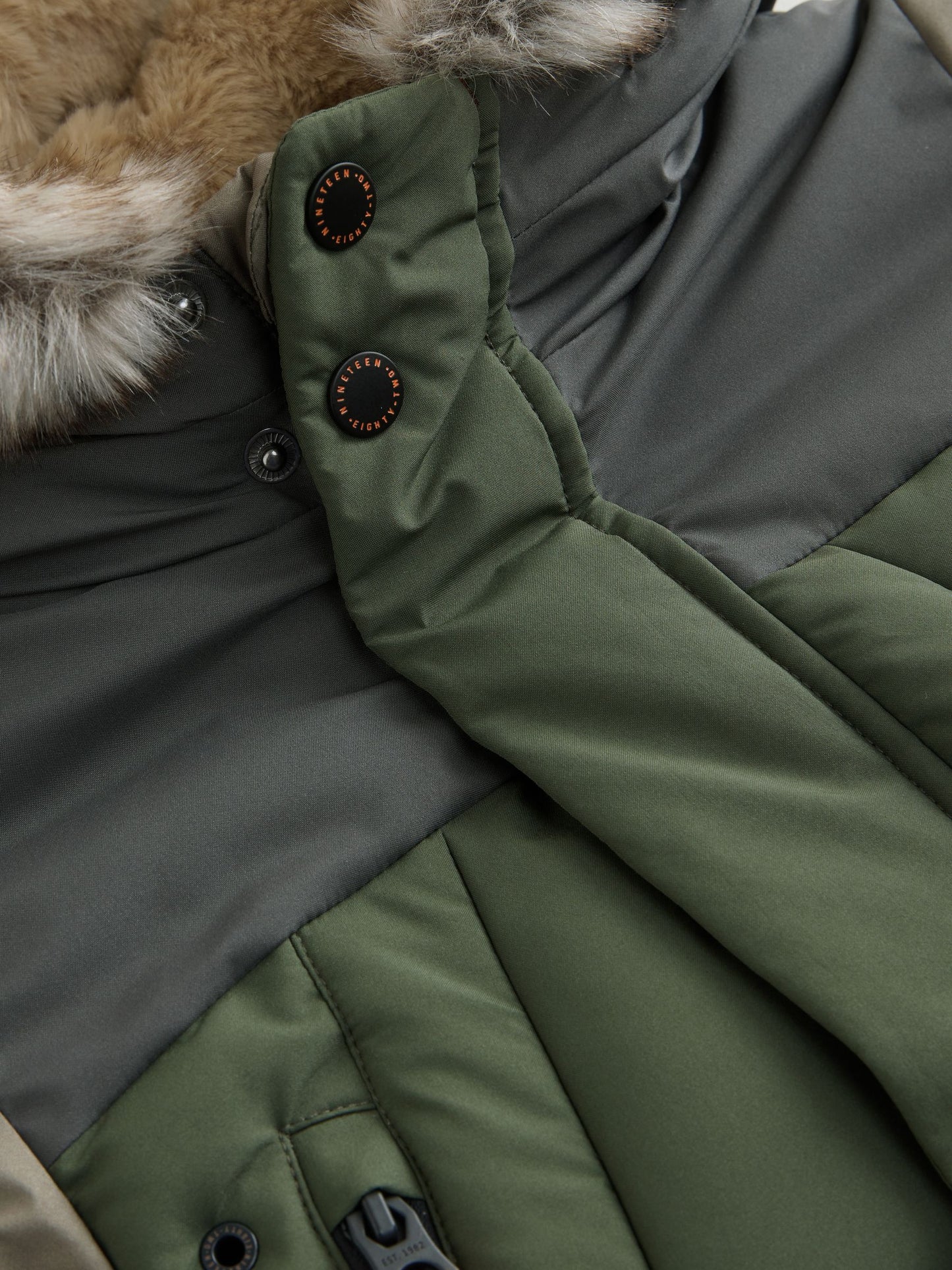 Green Waterproof Warm Padded Coat (12mths-10yrs)