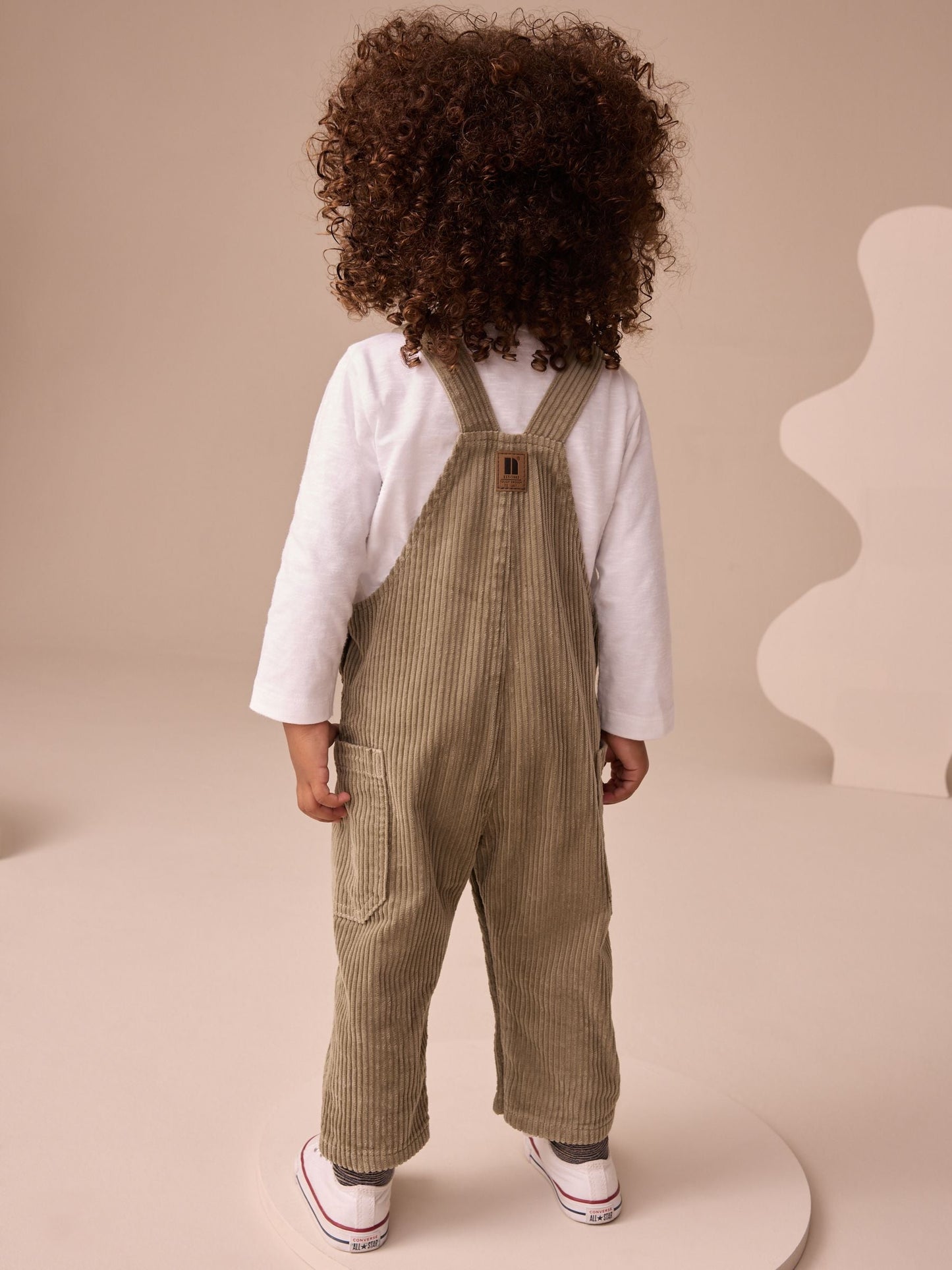 Sage Green Corduroy Dungarees (3mths-7yrs)