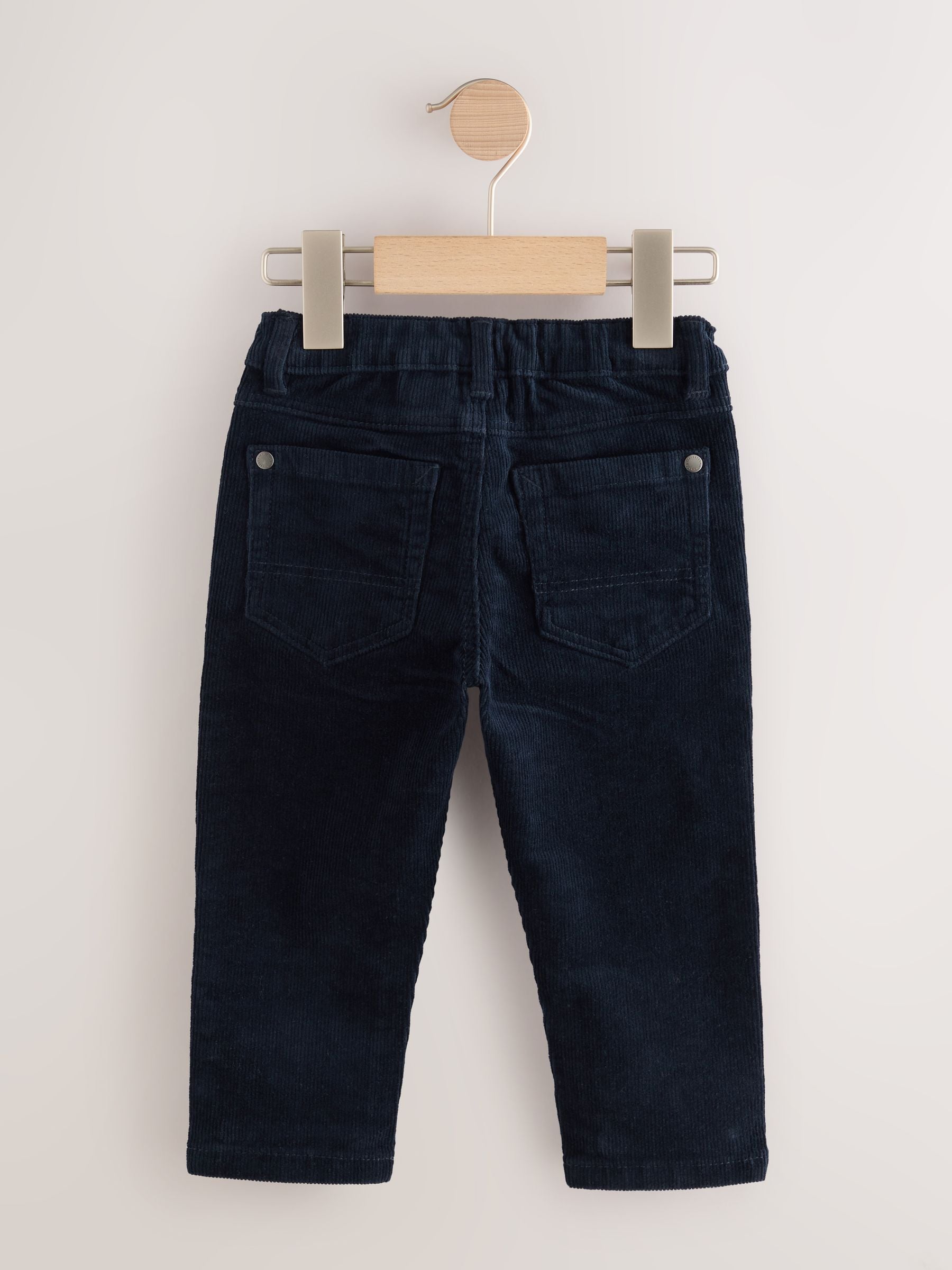 Navy Corduroy Trousers (3mths-7yrs) image 5