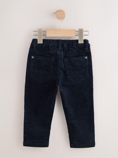 Navy Corduroy Trousers (3mths-7yrs) image 5