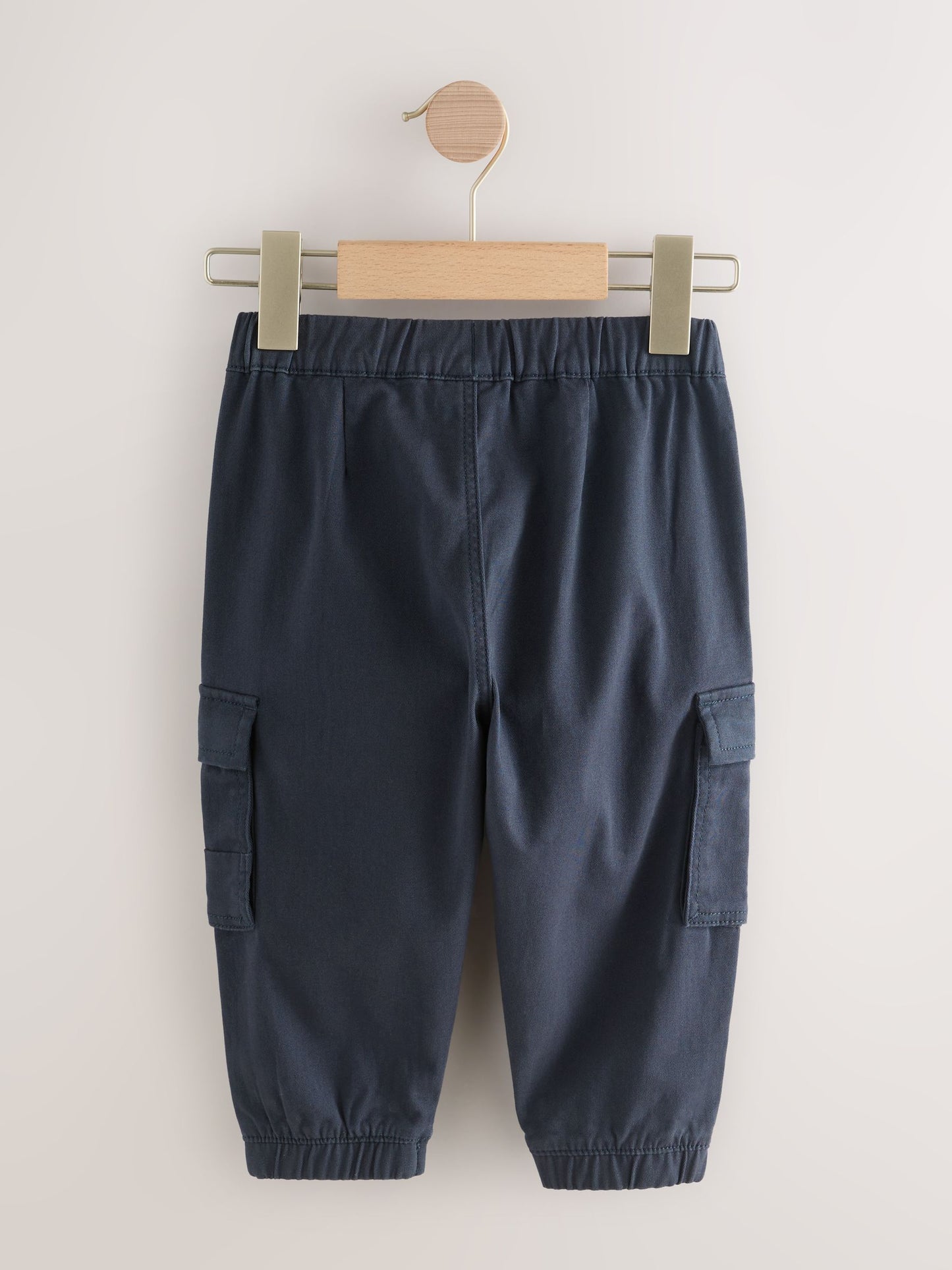 Navy Regular Fit Cargo Trousers (3mths-7yrs) image 2