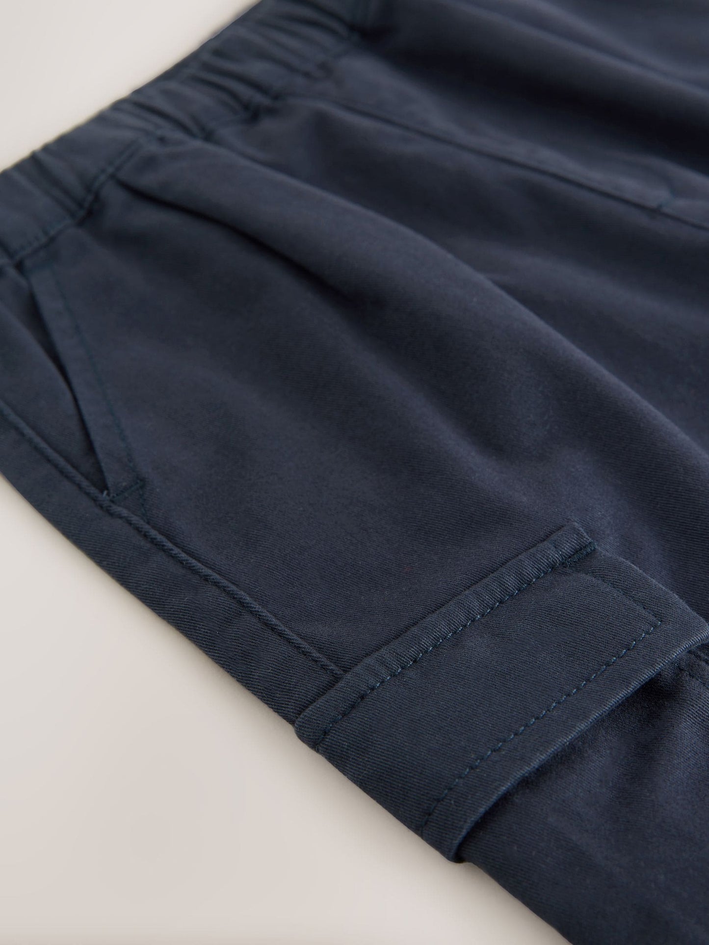 Navy Regular Fit Cargo Trousers (3mths-7yrs) image 4