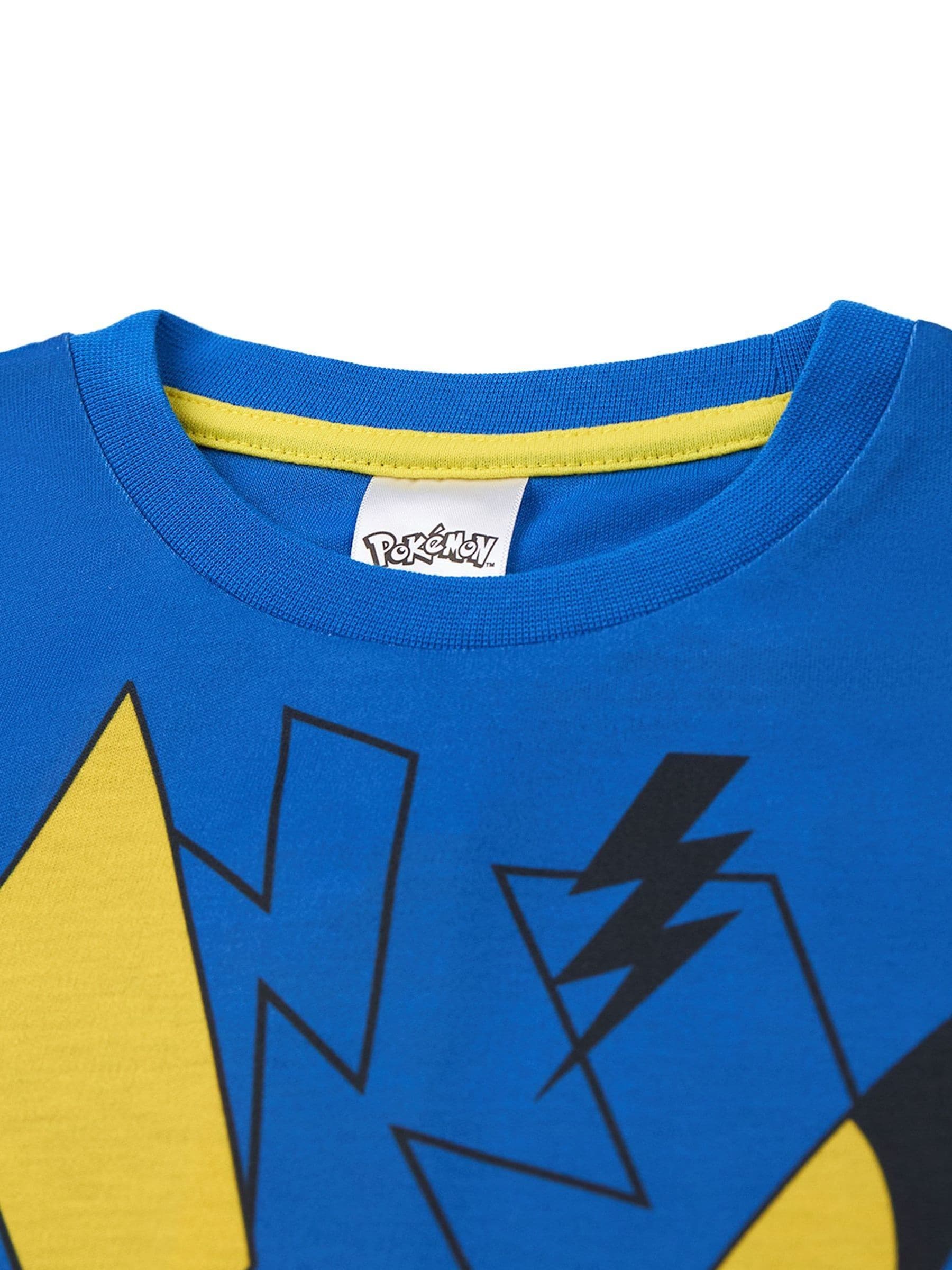 Dsiney Kidz - Vanilla Underground Blue Boys Pokémon Pikachu Short leg Pyjamas image 6