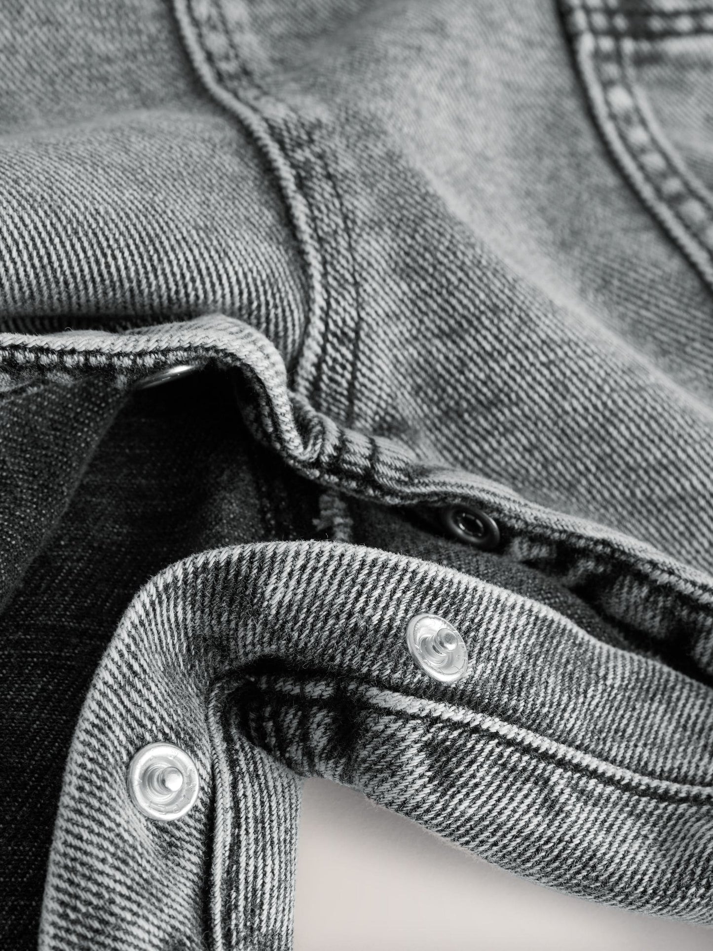 Grey Denim Dungarees (3mths-7yrs)