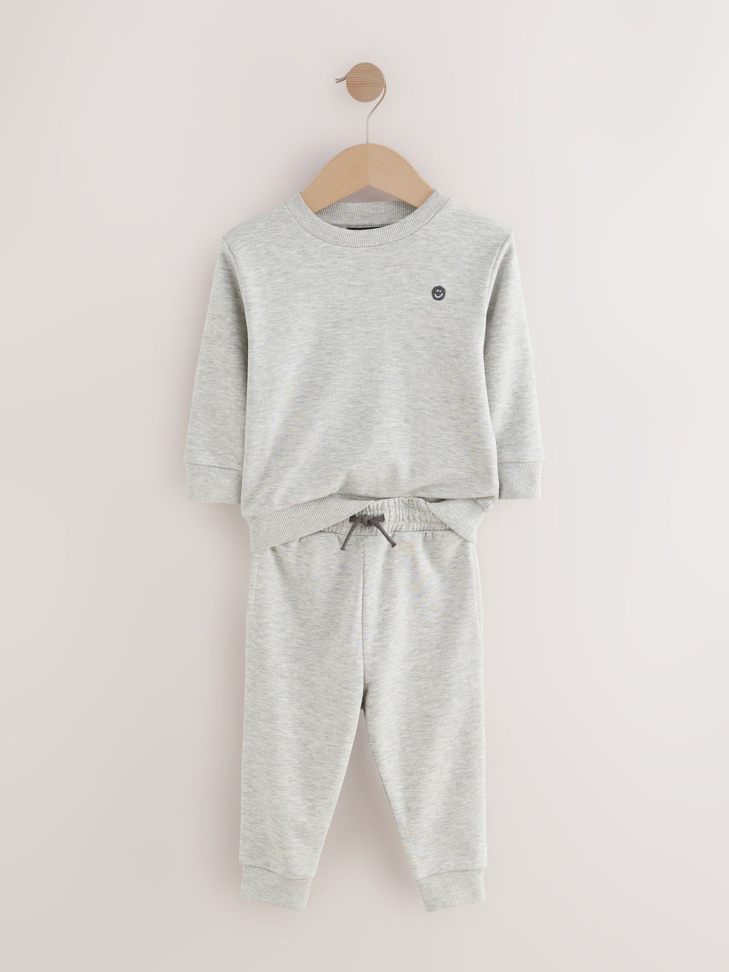 Dsiney Kidz - Grey Marl Logo Sweatshirt And Joggers Set (3mths-7yrs) image 2