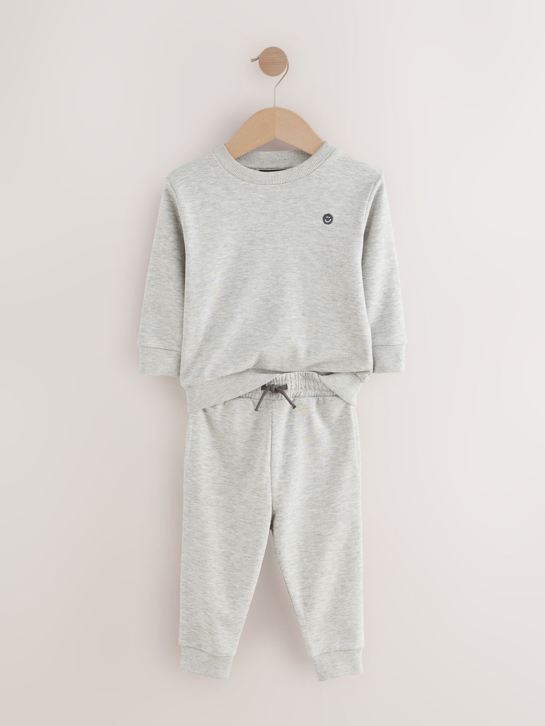 Dsiney Kidz - Grey Marl Logo Sweatshirt And Joggers Set (3mths-7yrs) image 2