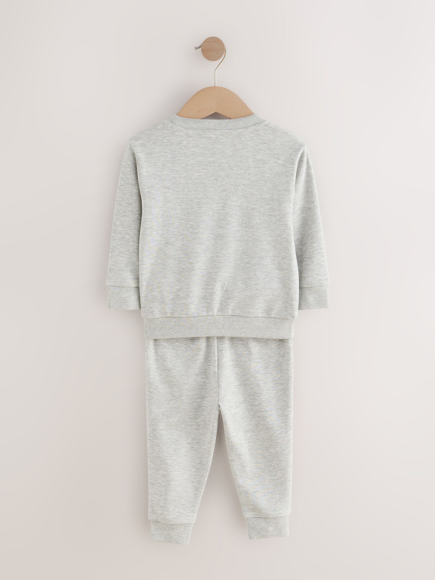 Dsiney Kidz - Grey Marl Logo Sweatshirt And Joggers Set (3mths-7yrs) image 3