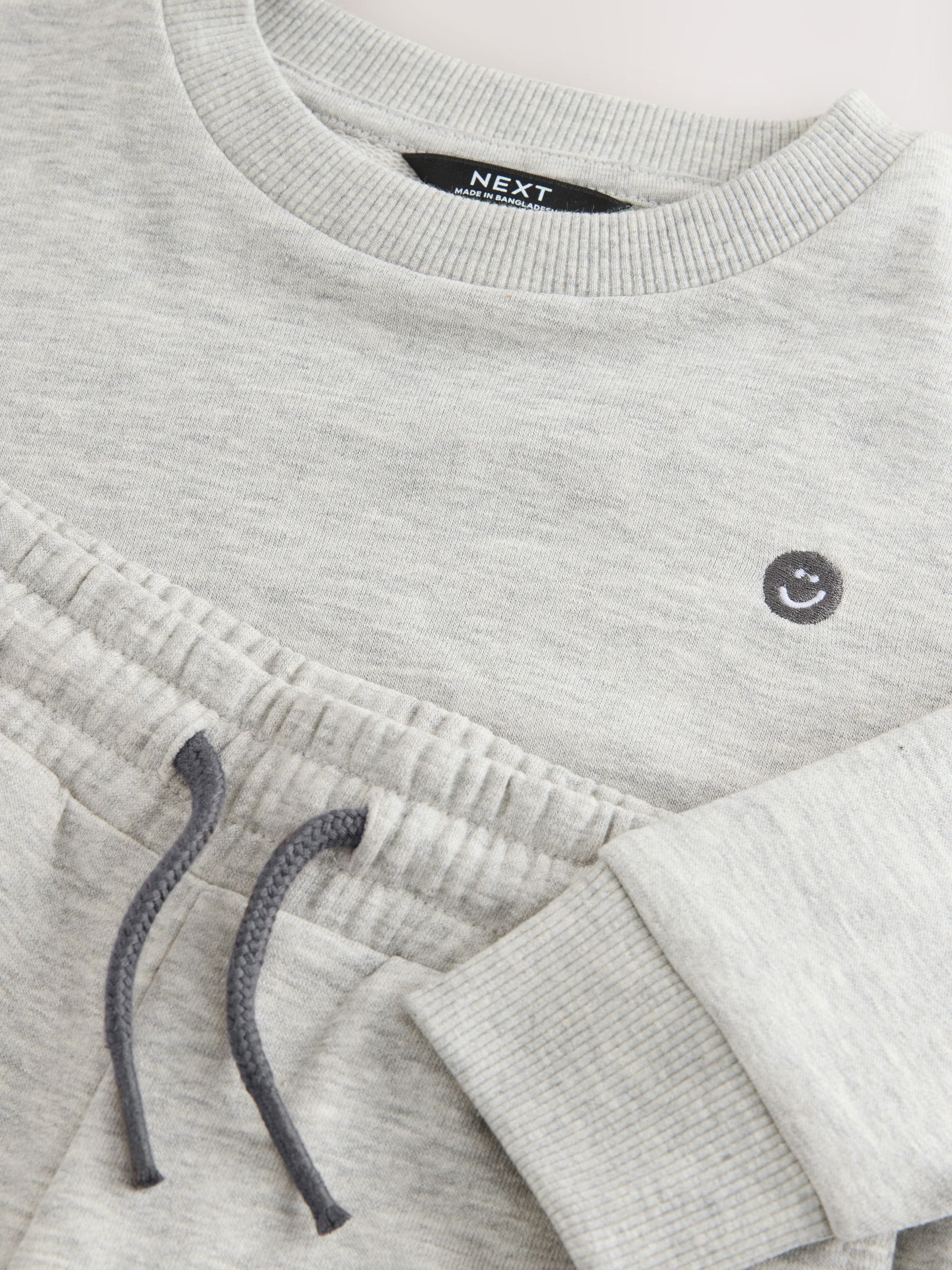Dsiney Kidz - Grey Marl Logo Sweatshirt And Joggers Set (3mths-7yrs) image 5