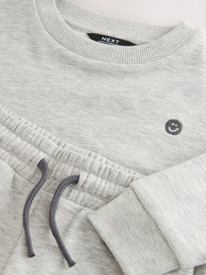 Dsiney Kidz - Grey Marl Logo Sweatshirt And Joggers Set (3mths-7yrs) image 5