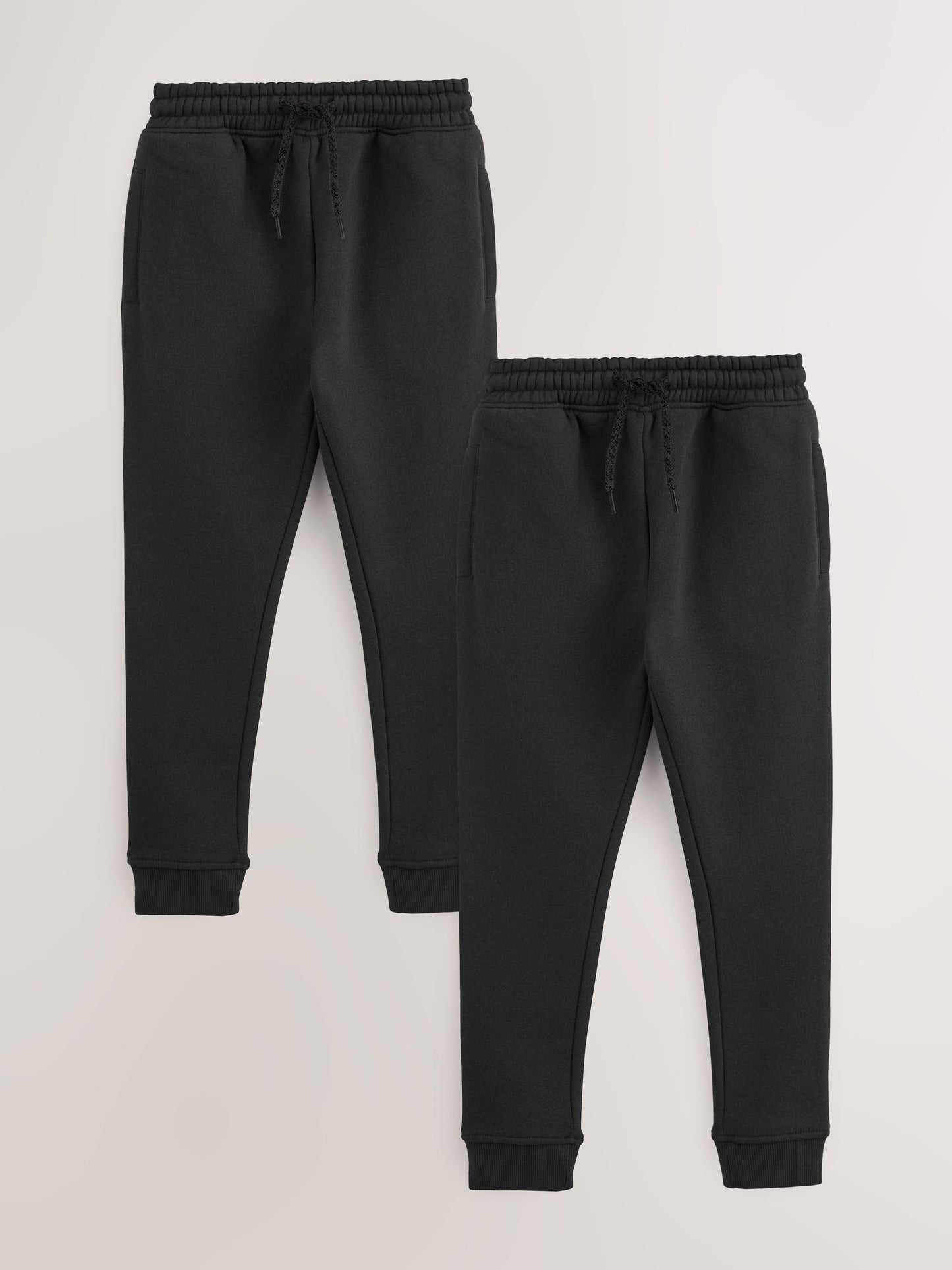 Dsiney Kidz - Black Skinny Fit Joggers 2 Pack (3-16yrs) image 1