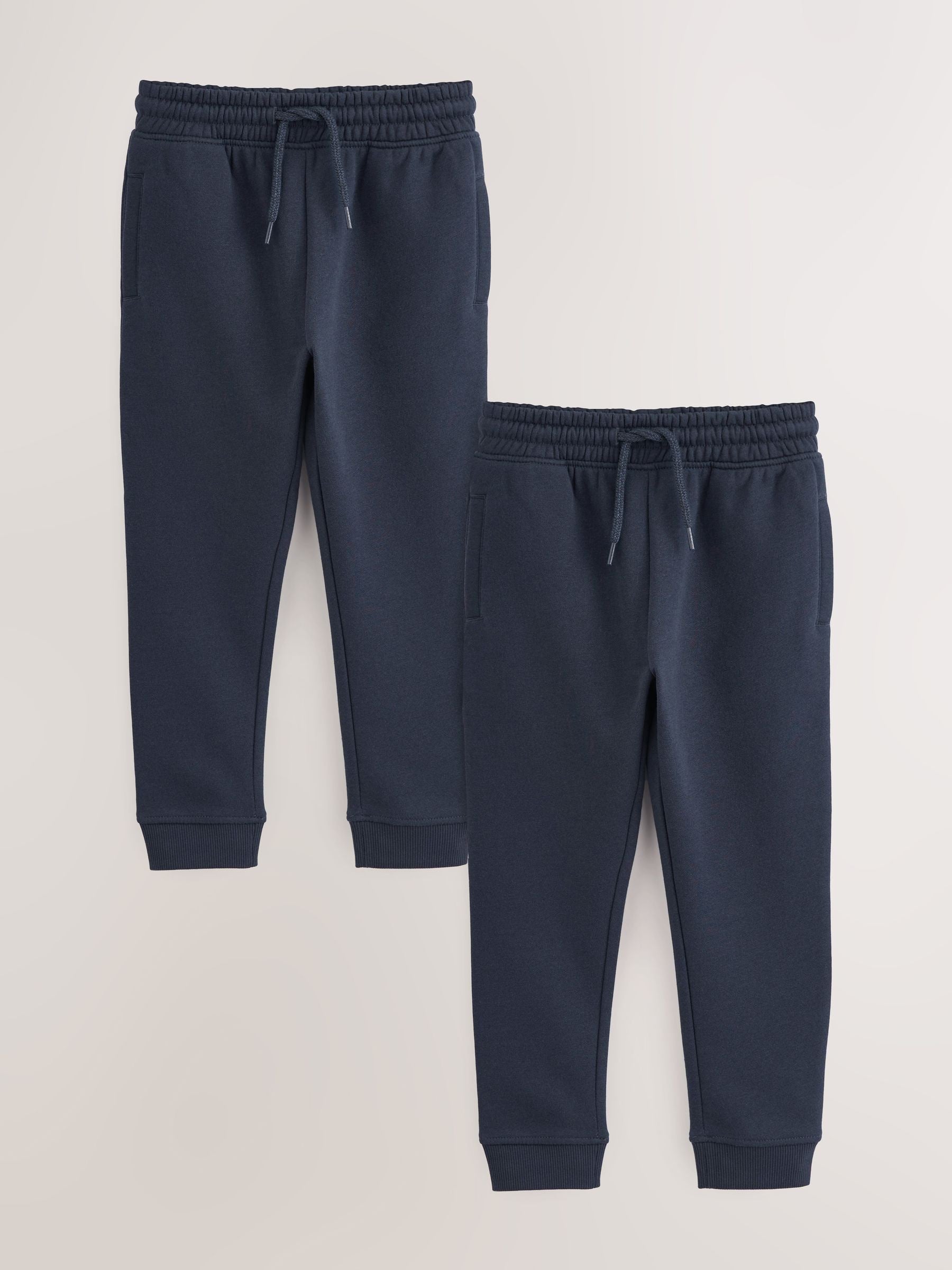 Dsiney Kidz - Navy Skinny Fit Joggers 2 Pack (3-16yrs) image 1