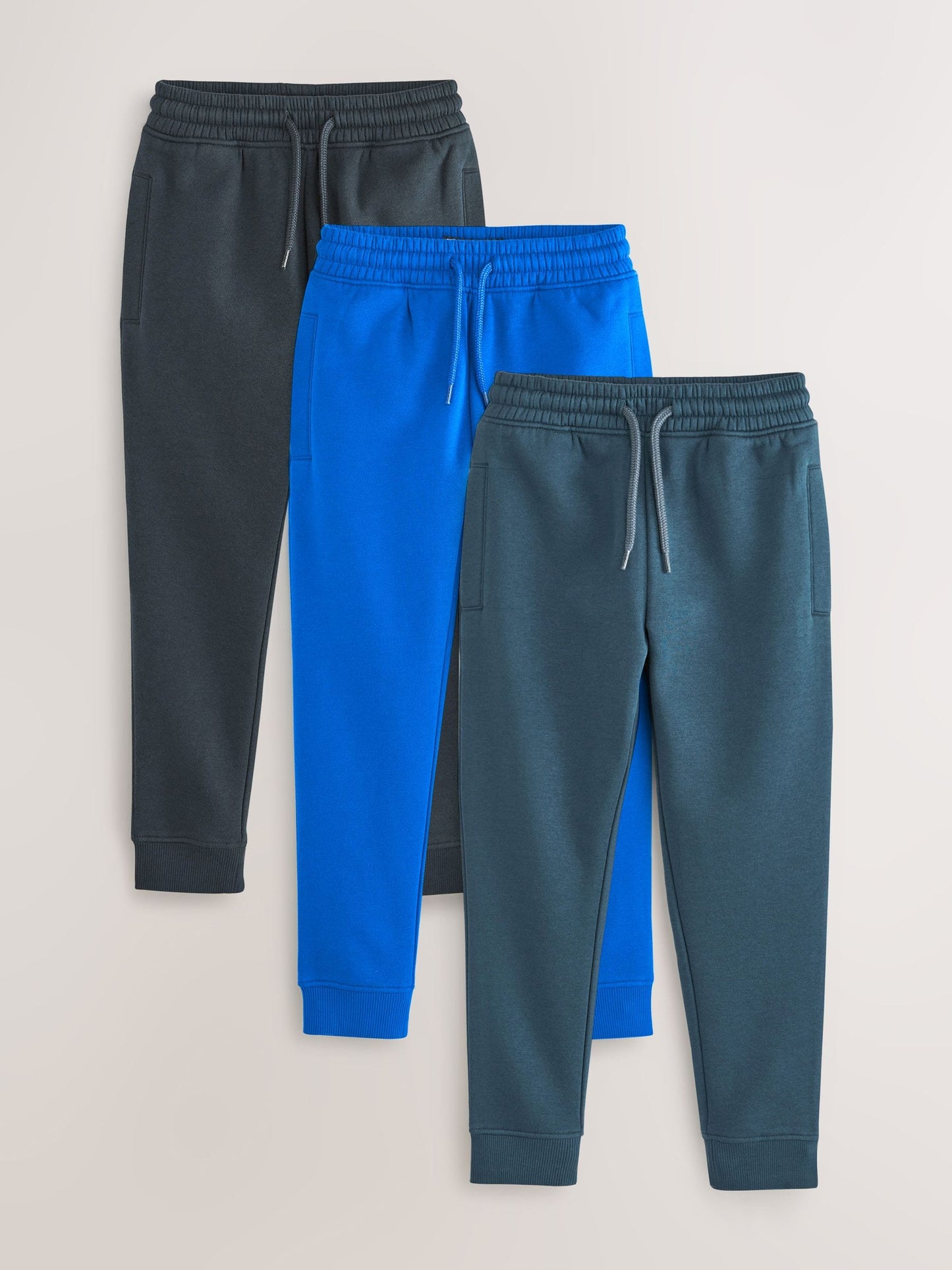 Dsiney Kidz - Blue Slim Fit Joggers 3 Pack (3-16yrs) image 1