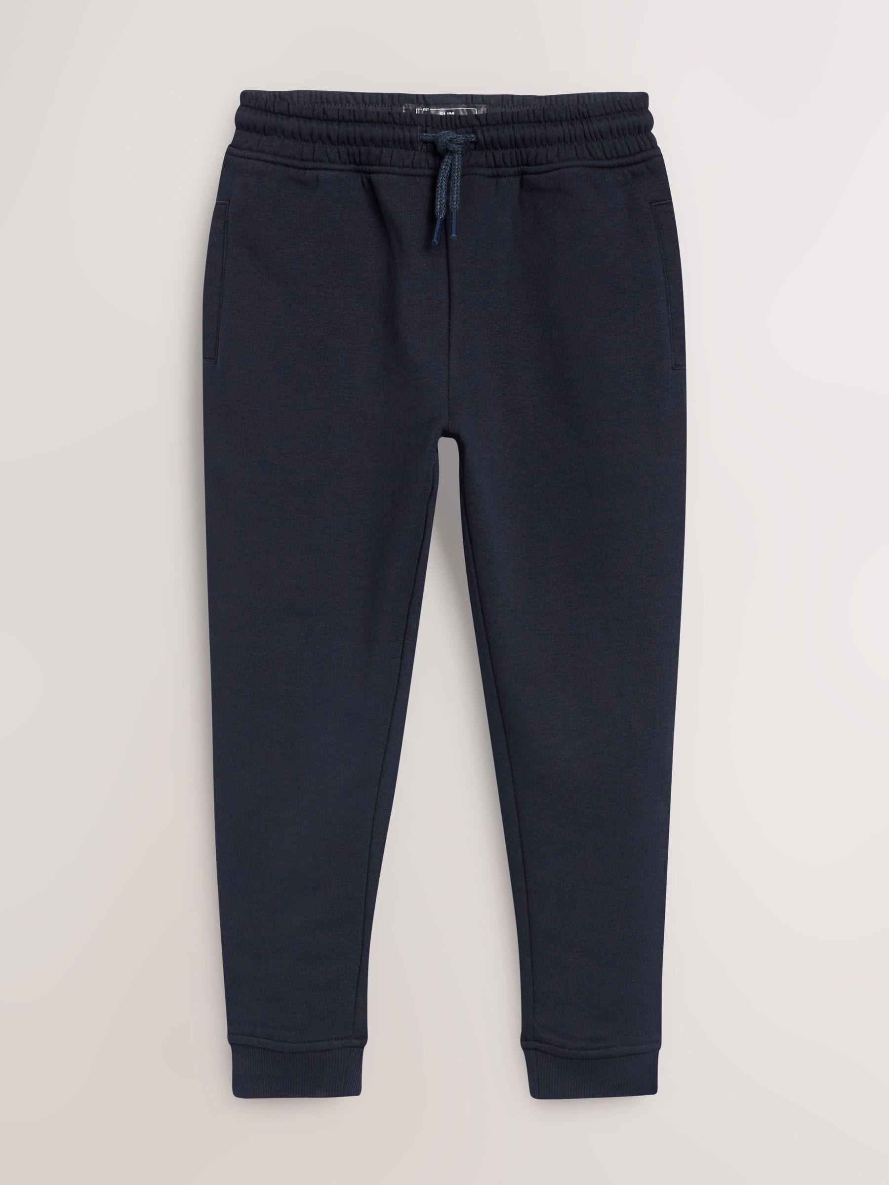 Dsiney Kidz - Black/Grey/Navy Slim Fit Joggers 3 Pack (3-16yrs) image 2