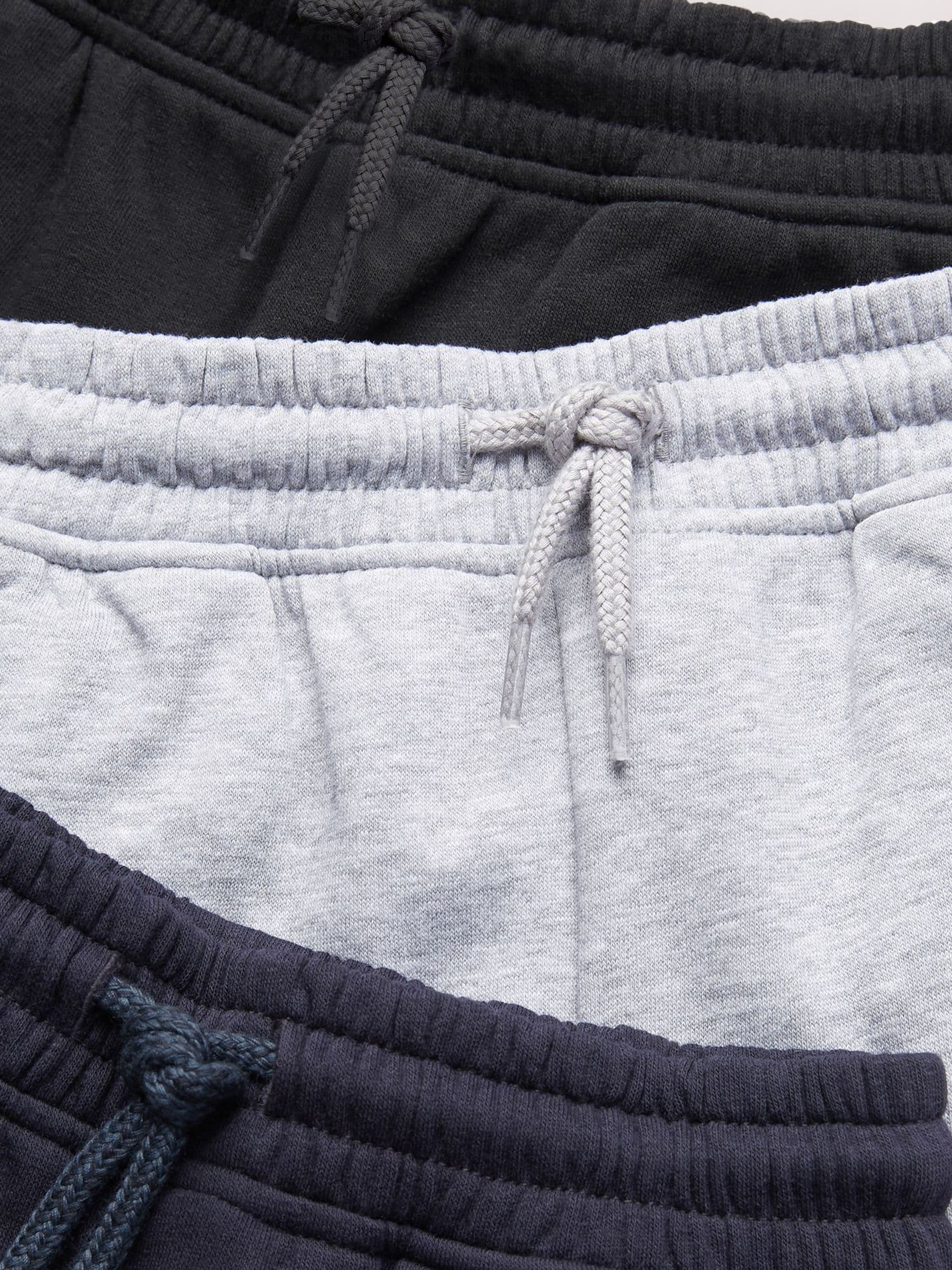 Dsiney Kidz - Black/Grey/Navy Slim Fit Joggers 3 Pack (3-16yrs) image 6