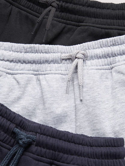Dsiney Kidz - Black/Grey/Navy Slim Fit Joggers 3 Pack (3-16yrs) image 6