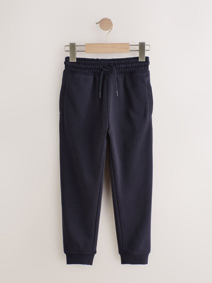 Dsiney Kidz - Black/Navy/Grey Slim Fit Basic Joggers 5 Pack (3-16yrs) image 2