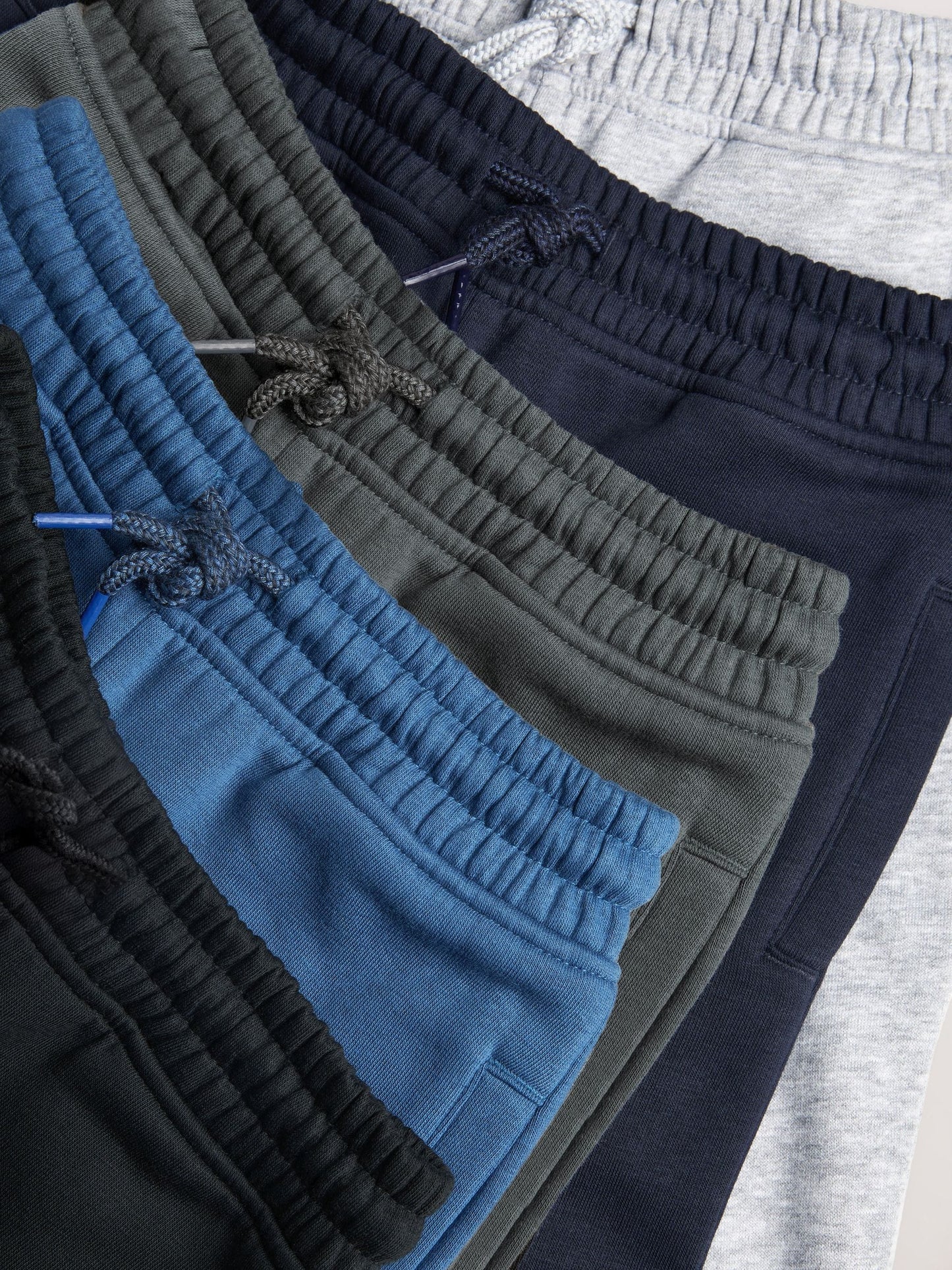 Dsiney Kidz - Blue/Grey/Black Slim Fit Basic Joggers 5 Pack (3-16yrs) image 8