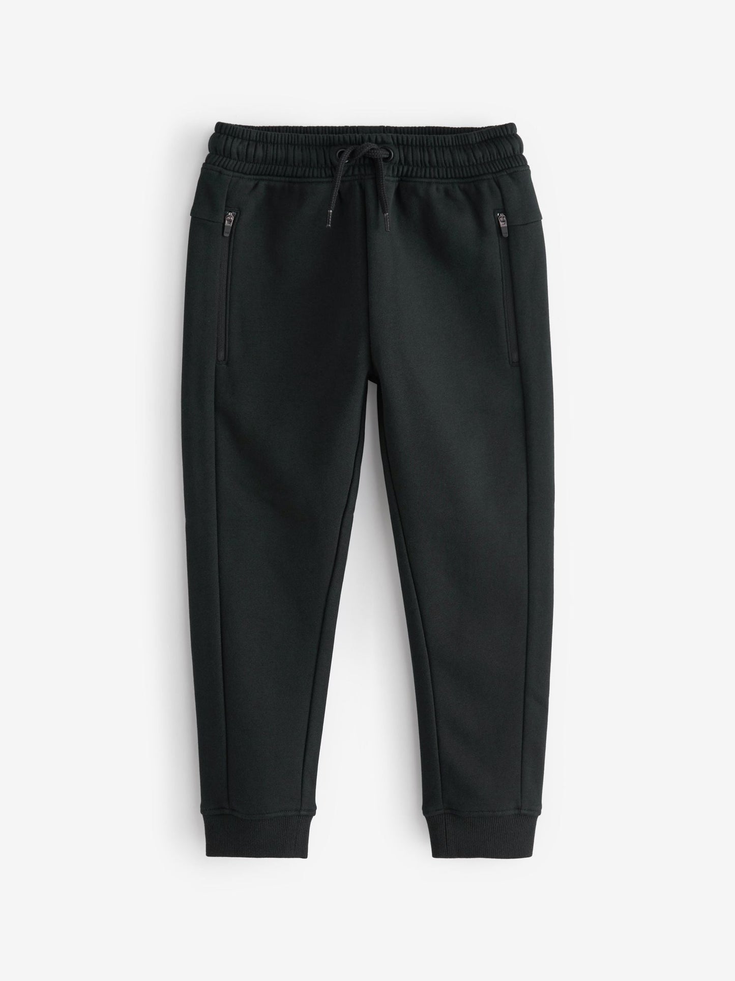 Dsiney Kidz - Black Slim Fit Zip Joggers (3-16yrs) image 1