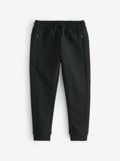 Dsiney Kidz - Black Slim Fit Zip Joggers (3-16yrs) image 1