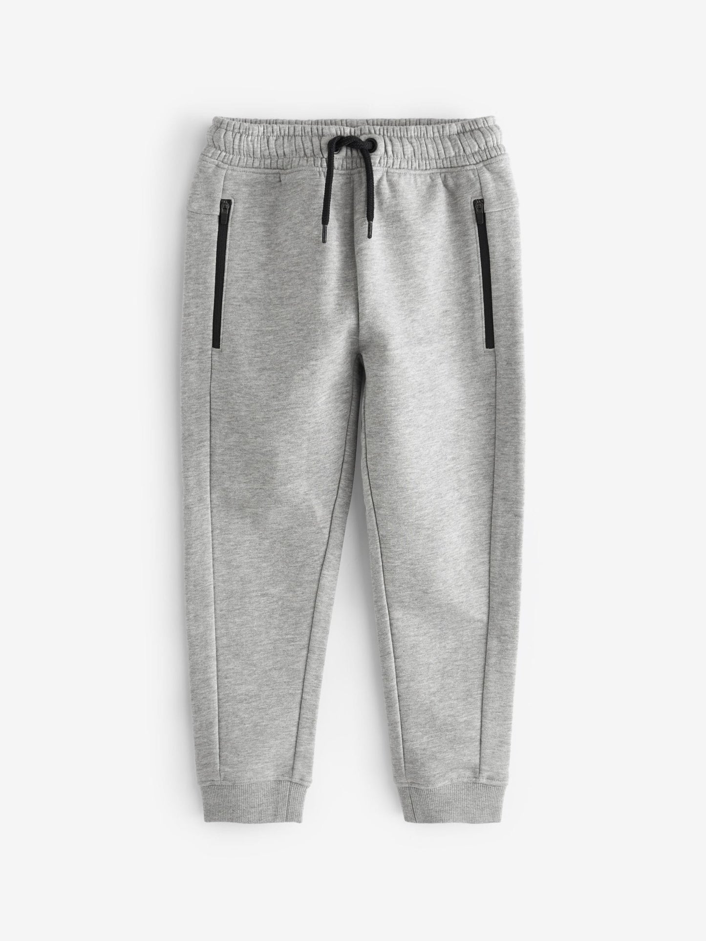 Dsiney Kidz - Grey Marl Slim Fit Zip Joggers (3-16yrs) image 1