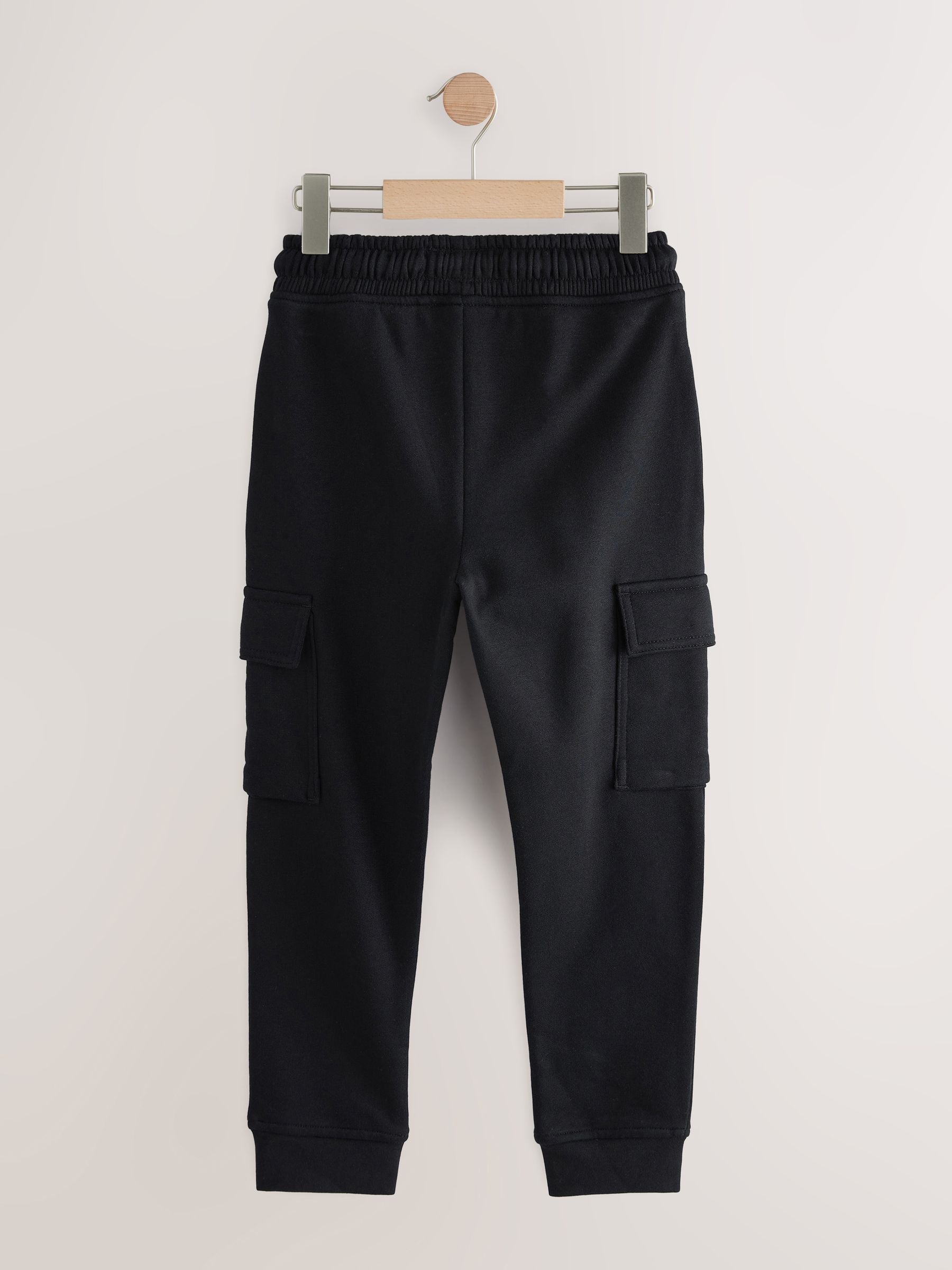 Dsiney Kidz - Black Slim Fit Cargo Rich Joggers (3-16yrs) image 6