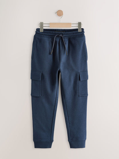 Dsiney Kidz - Navy Blue Slim Fit Cargo Rich Joggers (3-16yrs) image 1