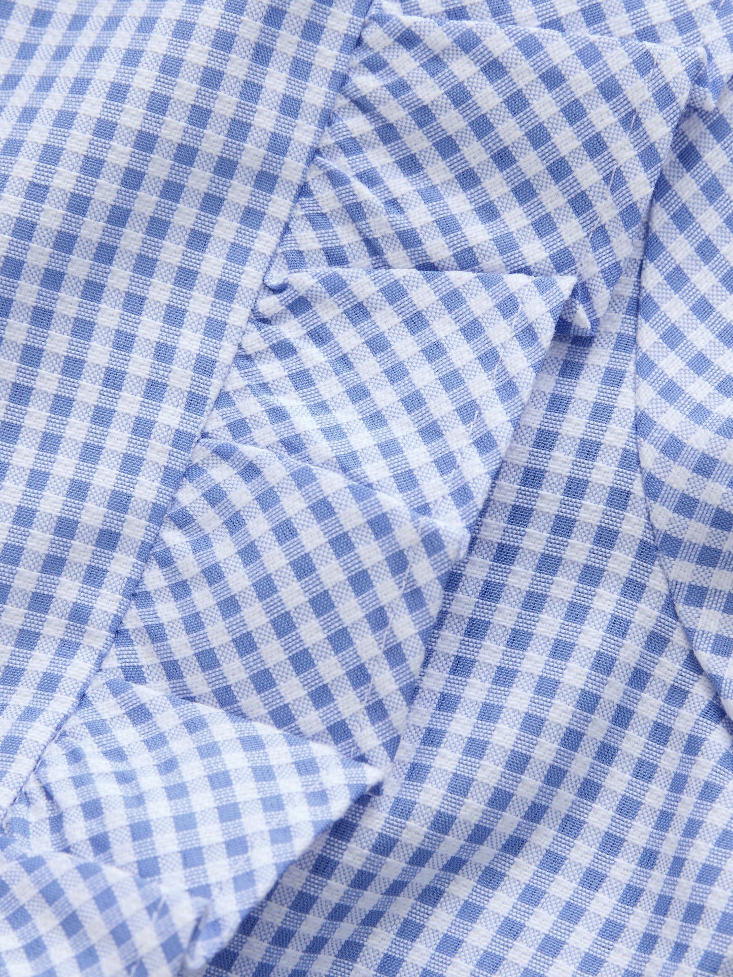 Blue Cotton Rich Frill Gingham School Dress (3-14yrs) image 9