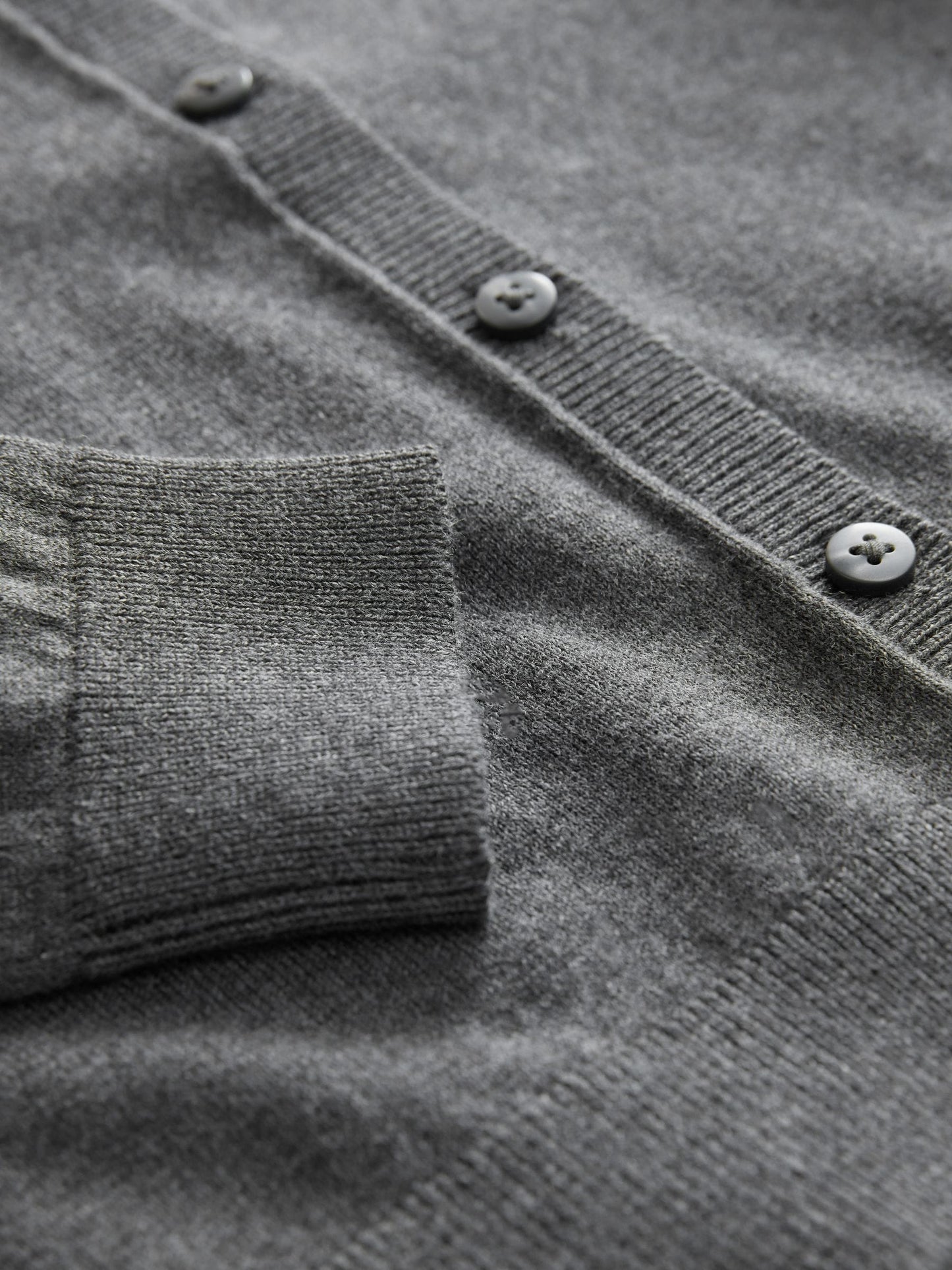 Dsiney Kidz - Grey Cotton Rich Frill Shoulder School Cardigan (3-16yrs) image 10