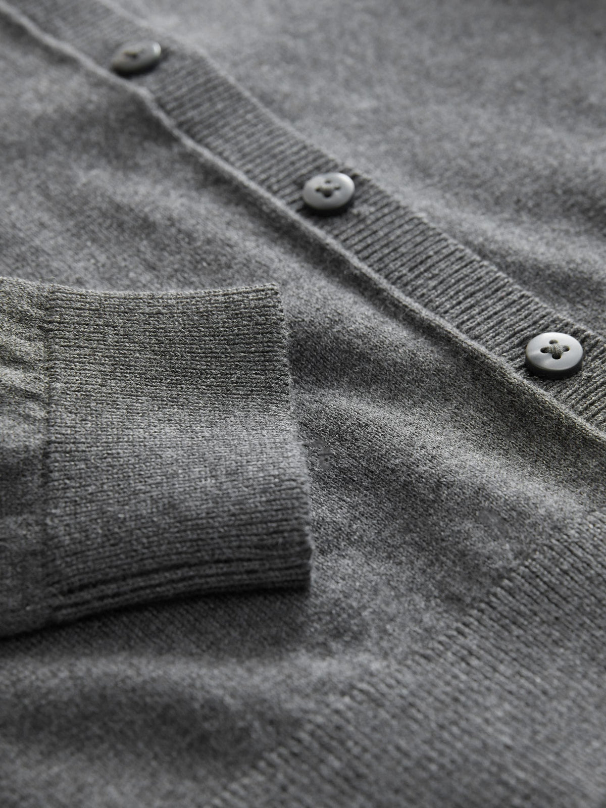 Dsiney Kidz - Grey Cotton Rich Frill Shoulder School Cardigan (3-16yrs) image 10