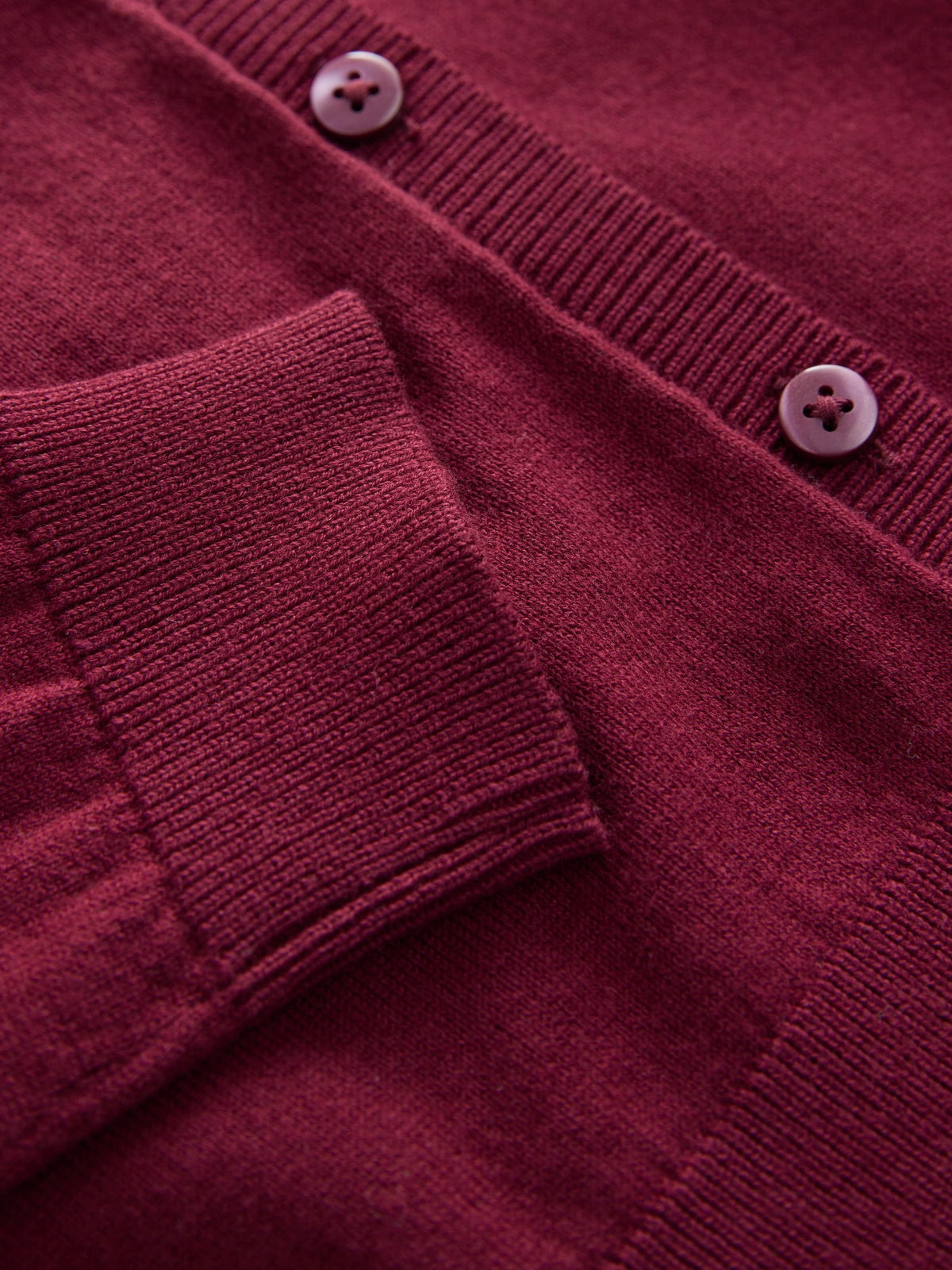 Dsiney Kidz - Burgundy Red Cotton Rich Frill Shoulder School Cardigan (3-16yrs) image 9