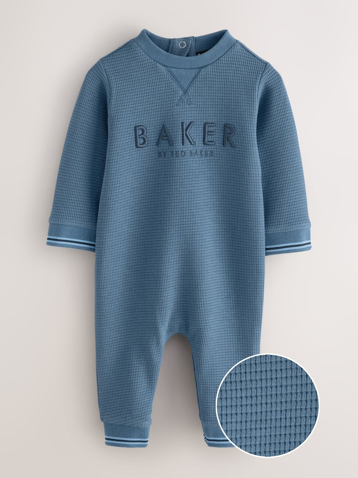 Baker by Ted Baker Textured Long Sleeve Romper image 6